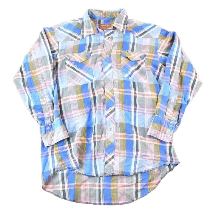 Vintage 1990s Rustler By Wrangler Western Style Button Up Shirt Men's Large