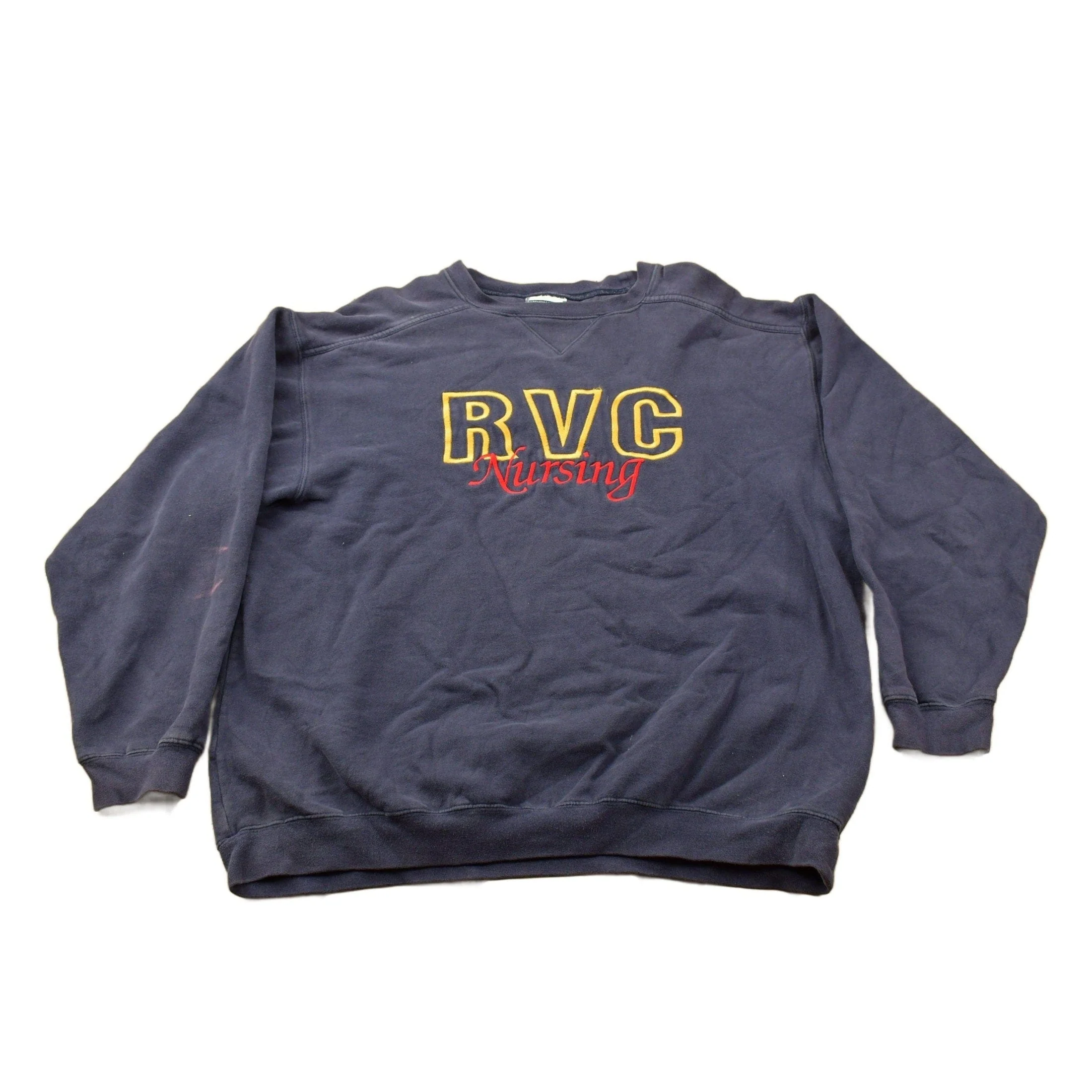 Vintage 1990s RVC Nursing Veterinary College Crewneck Men's 2XL