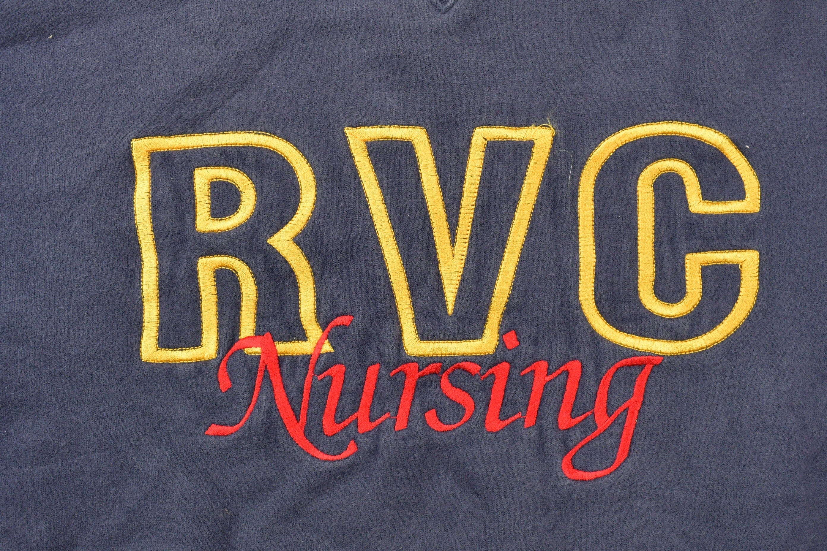 Vintage 1990s RVC Nursing Veterinary College Crewneck Men's 2XL - Image 4