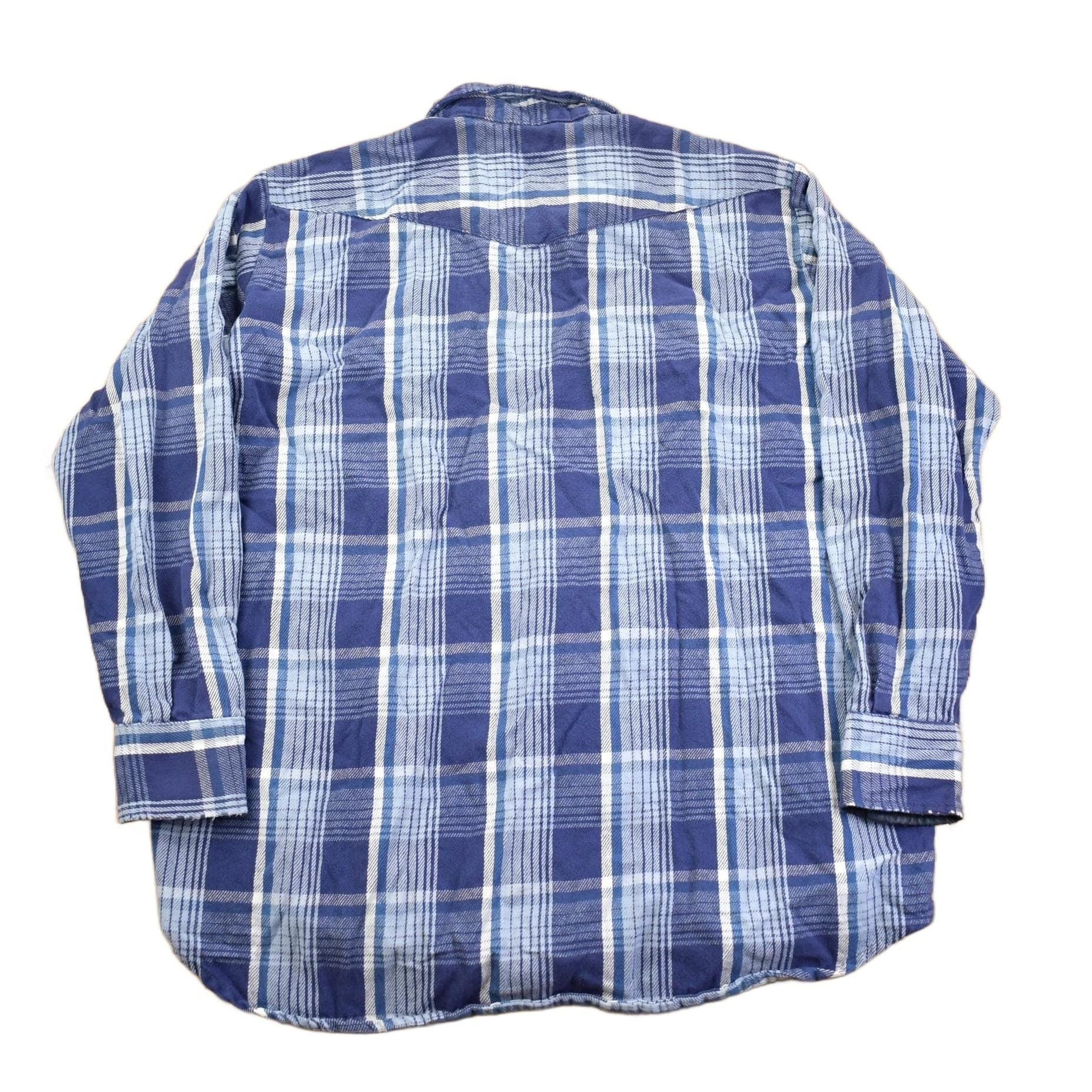 Vintage 1990s Saddle King Western Style Heavy Button Up Shirt Men's XL - Image 2