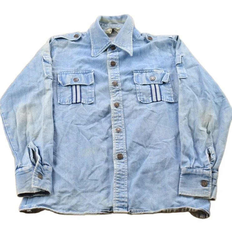 Vintage 1990s Saddlehorn Jean Button Up Shirt Men's Medium