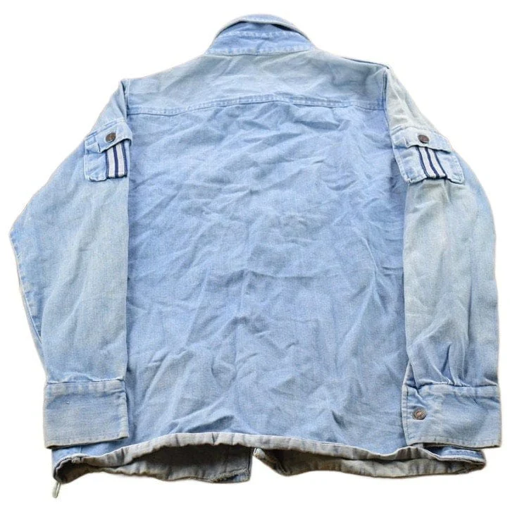 Vintage 1990s Saddlehorn Jean Button Up Shirt Men's Medium - Image 2