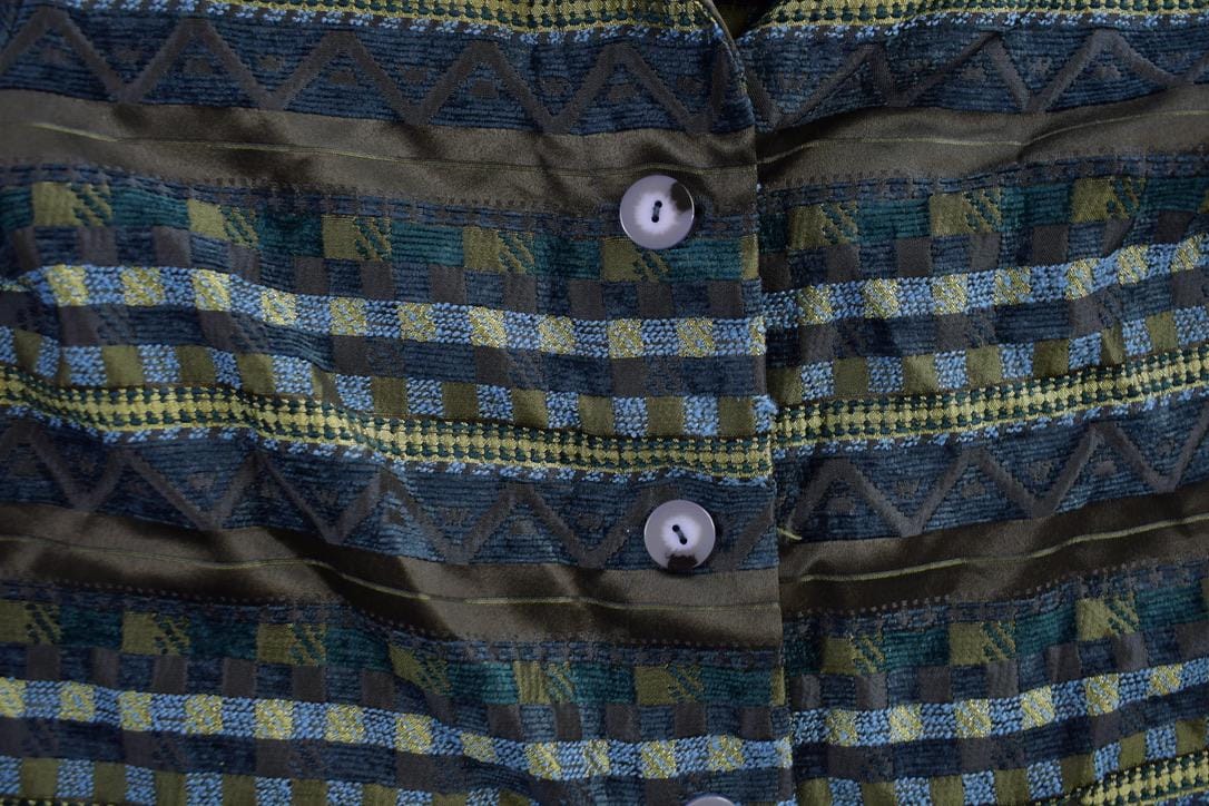 Vintage 1990s Sag Harbor All Over Print Blazer Women's M - Image 4