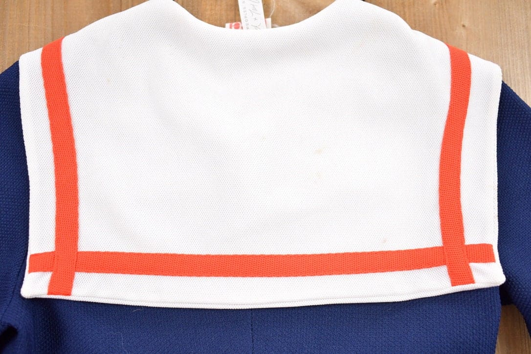 Vintage 1990s Sailor Button Up Shirt Men's 2XS - Image 8