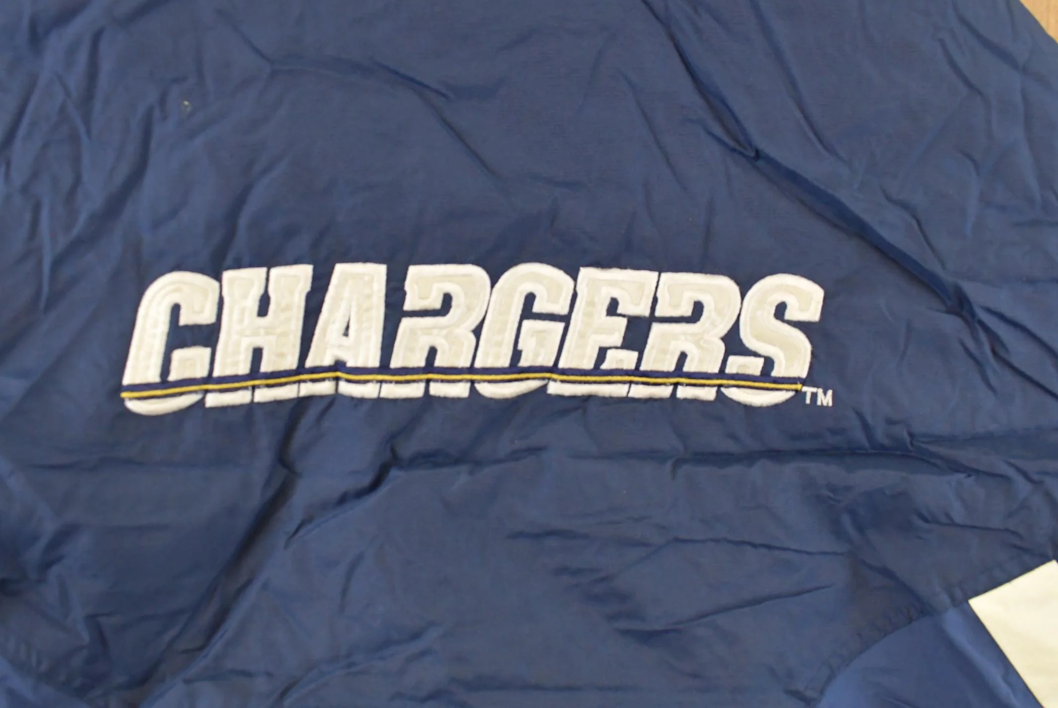 Vintage 1990s San Diego Chargers NFL Pro Line Starter Anorak Jacket Men's M - Image 8