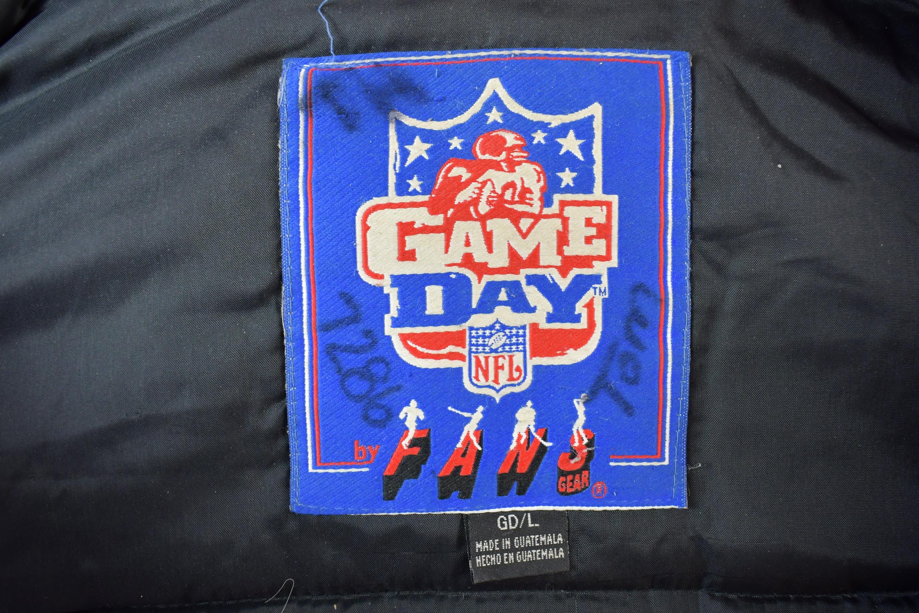 Vintage 1990s San Francisco 49ers Hooded NFL Game Day Football Jacket - Image 3