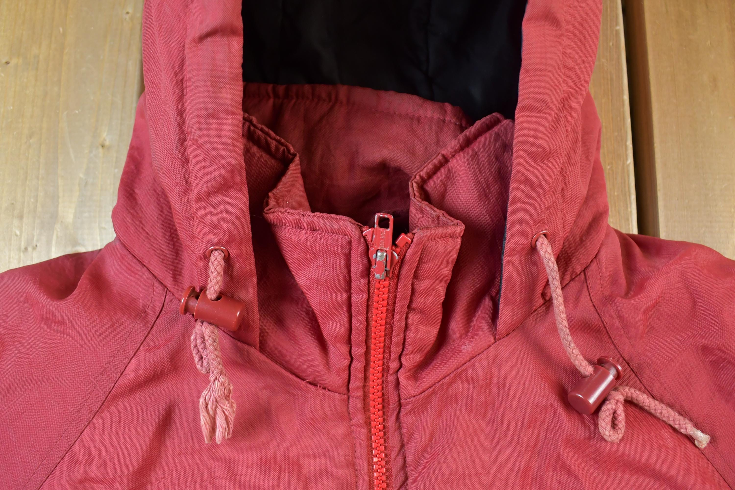 Vintage 1990s San Francisco 49ers Hooded NFL Game Day Football Jacket - Image 6