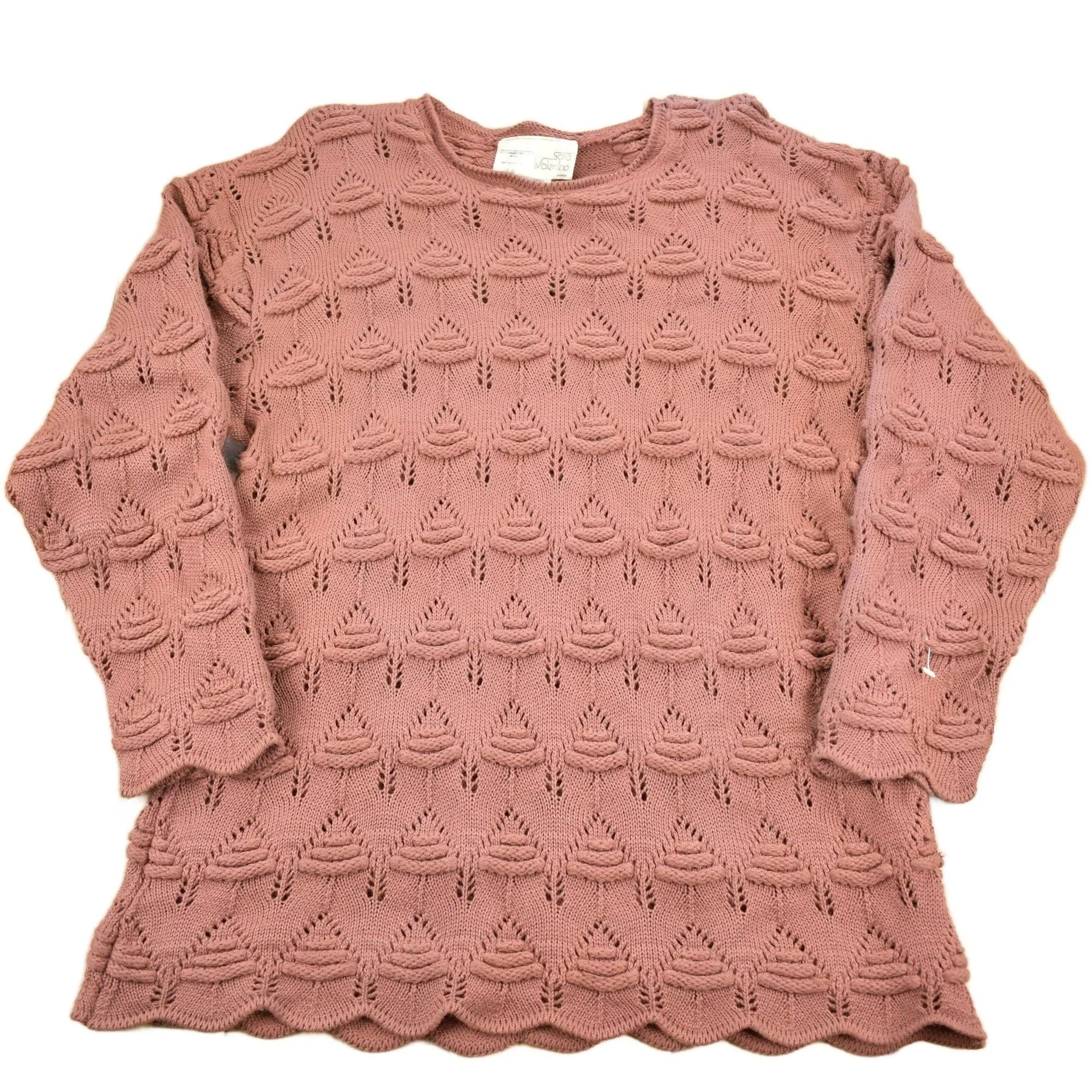 Vintage 1990s Sara Valentina Yarn Knit Sweater Men's Large