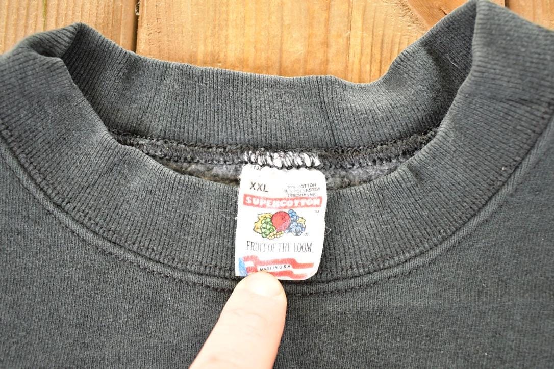 Vintage 1990s Scherer Brothers Lumber Co Heavyweight Crewneck Sweatshirt Men's XL - Image 4