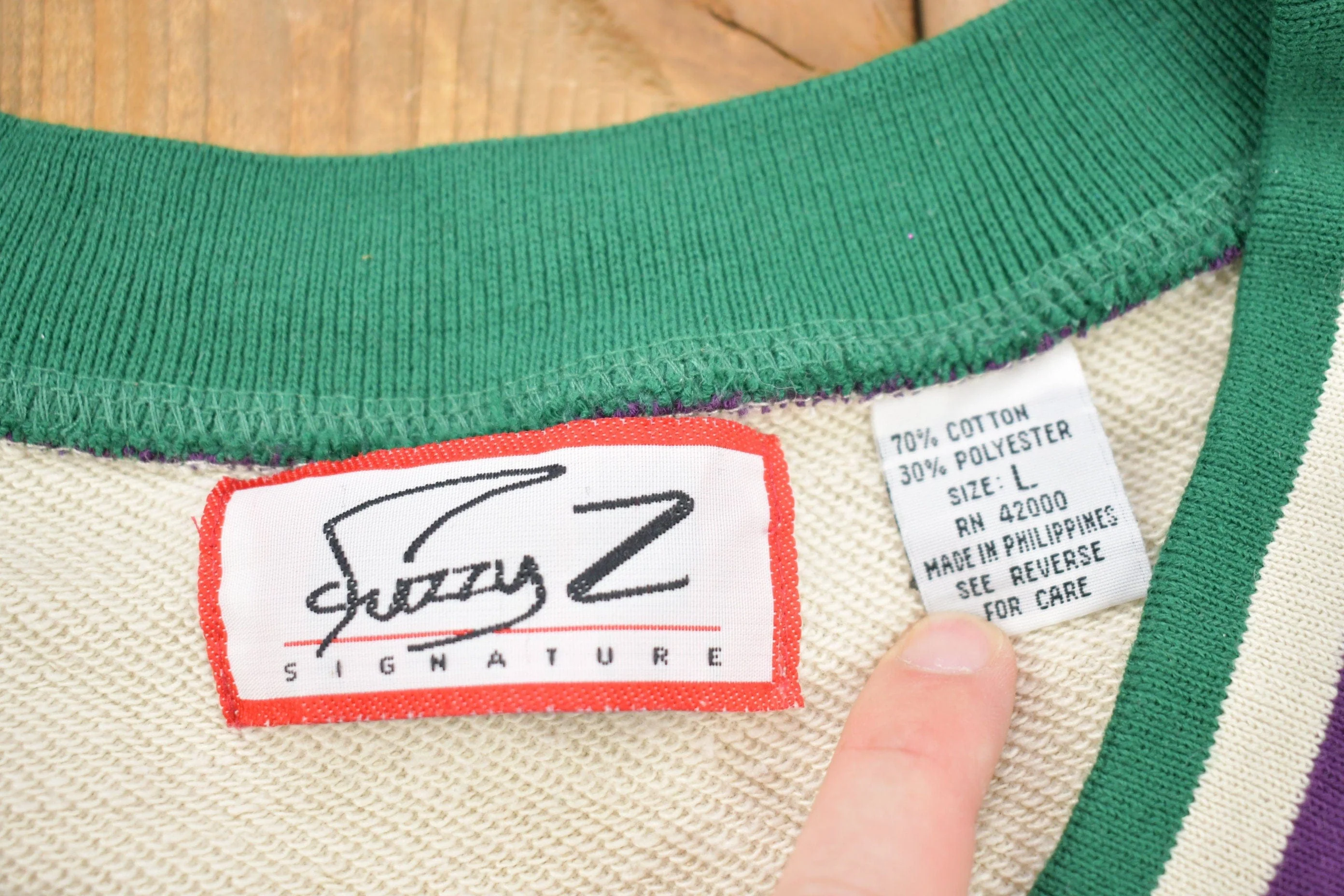 Vintage 1990s School Uniform Sweater Vest Men's M - Image 3