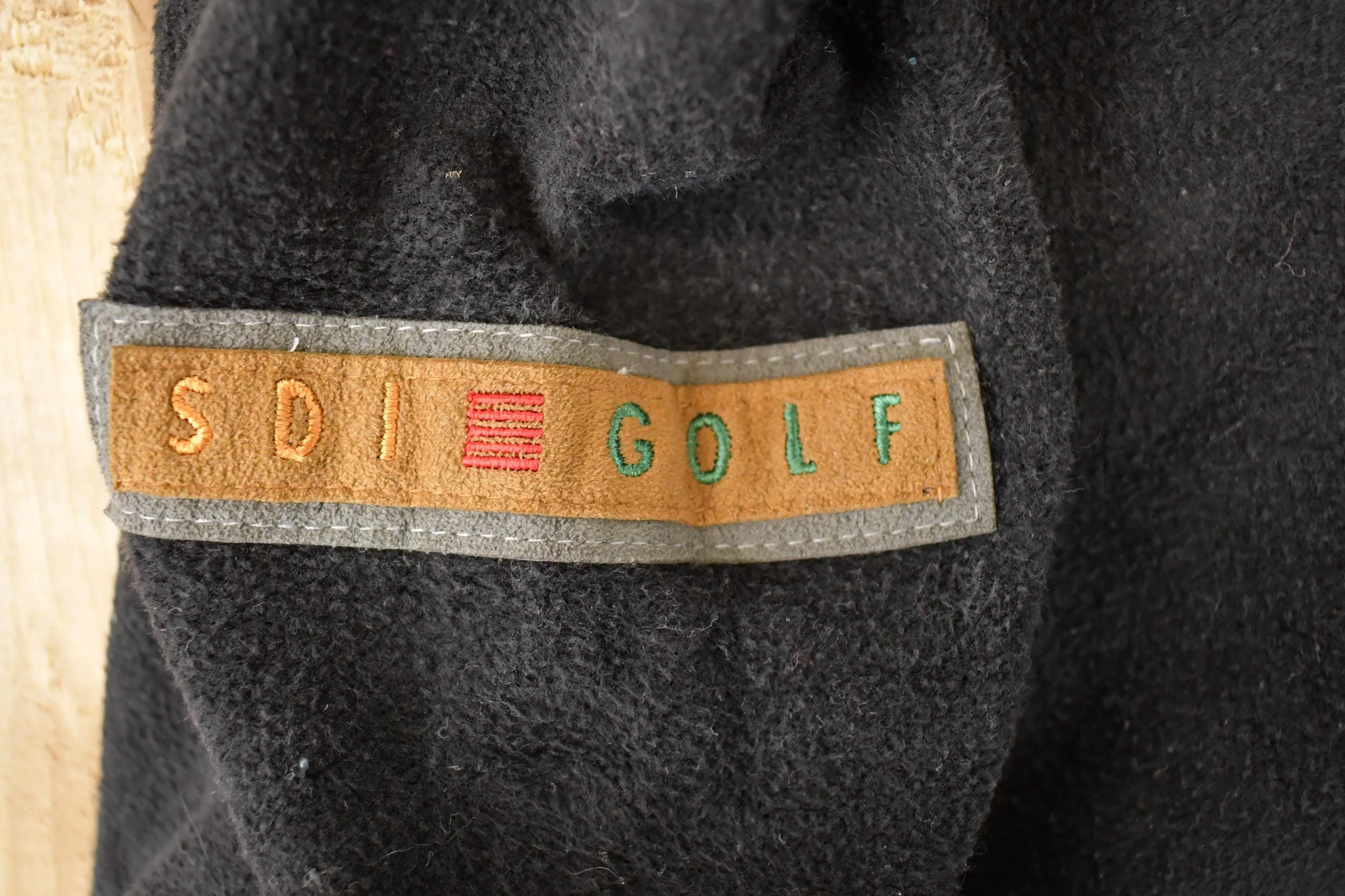 Vintage 1990s SDI Golfing Quarter Button Fleece Collared Sweatshirt Mens L - Image 4