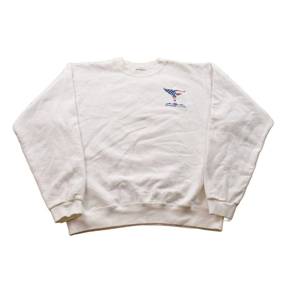 Vintage 1990s Sea World Crewneck Sweatshirt Men's M