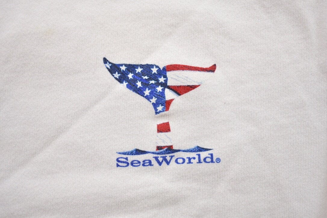 Vintage 1990s Sea World Crewneck Sweatshirt Men's M - Image 4