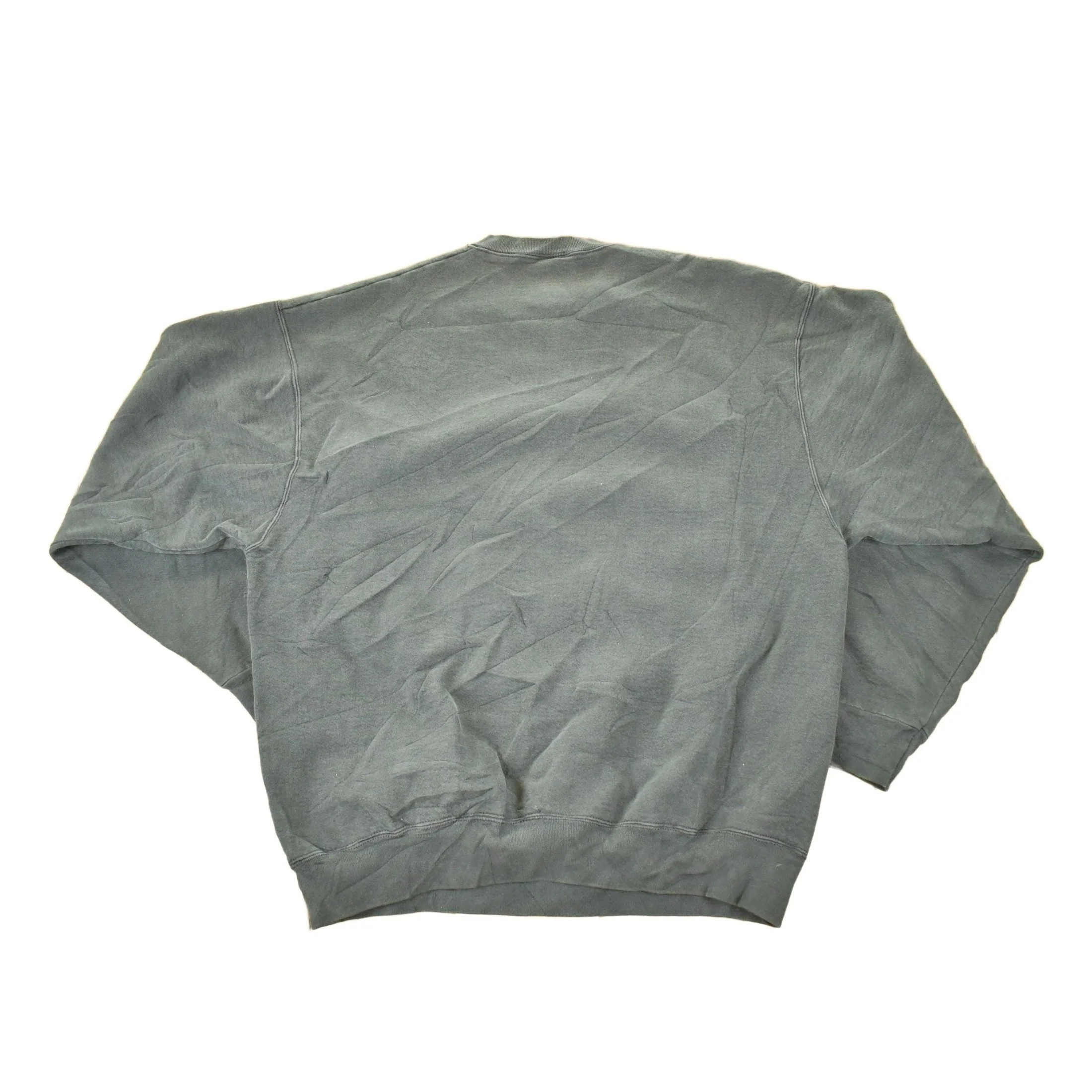 Vintage 1990s Sharky's Guitar Embroidered Heavyweight Crewneck Sweatshirt Men's XL - Image 2