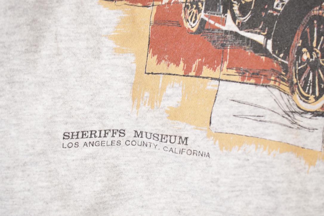 Vintage 1990s Sheriff's Museum Los Angeles California Graphic Print Crewneck Sweatshirt Men's M - Image 4