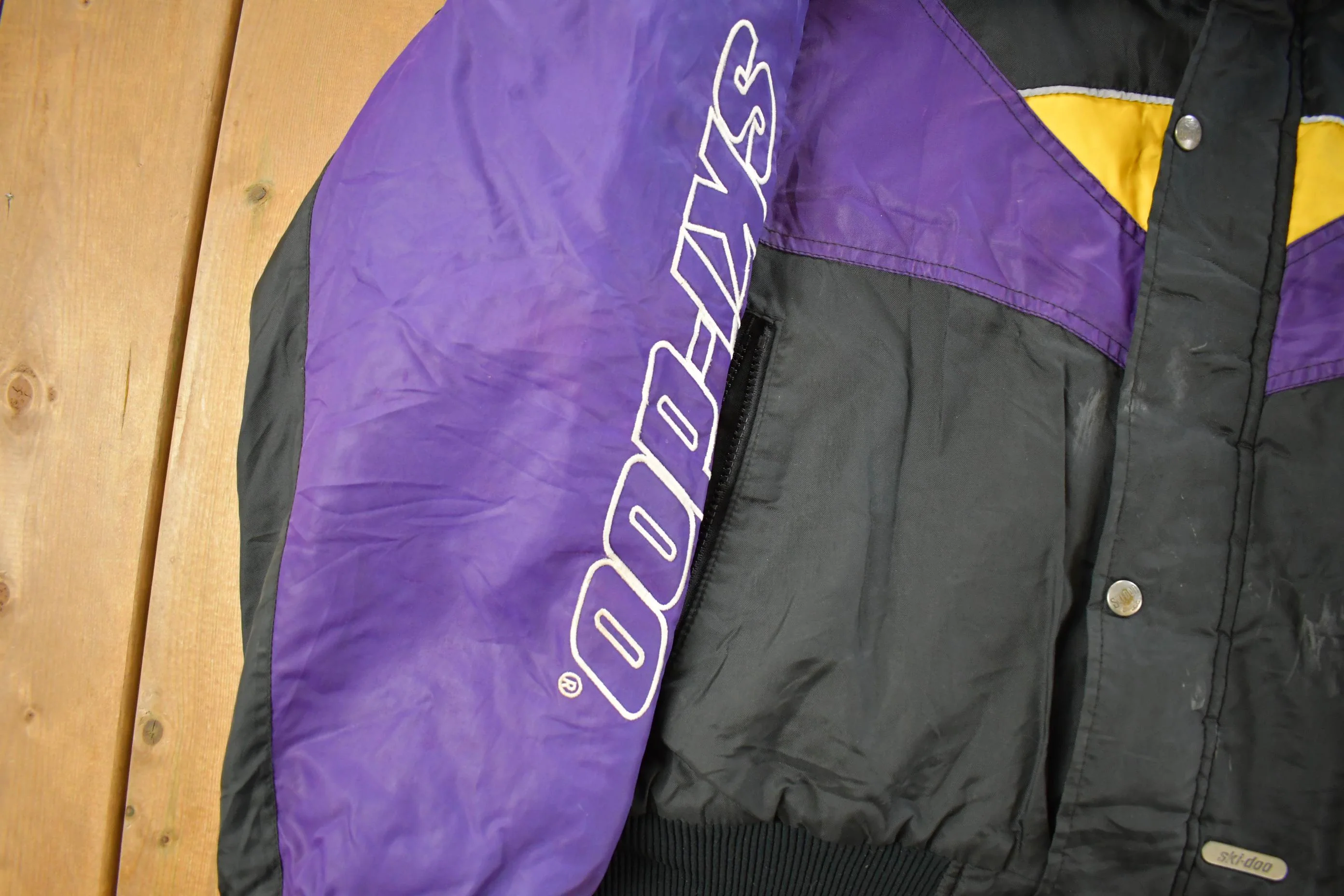 Vintage 1990s Ski-doo Sno Gear Racing Jacket Men's XL Men's Large - Image 5