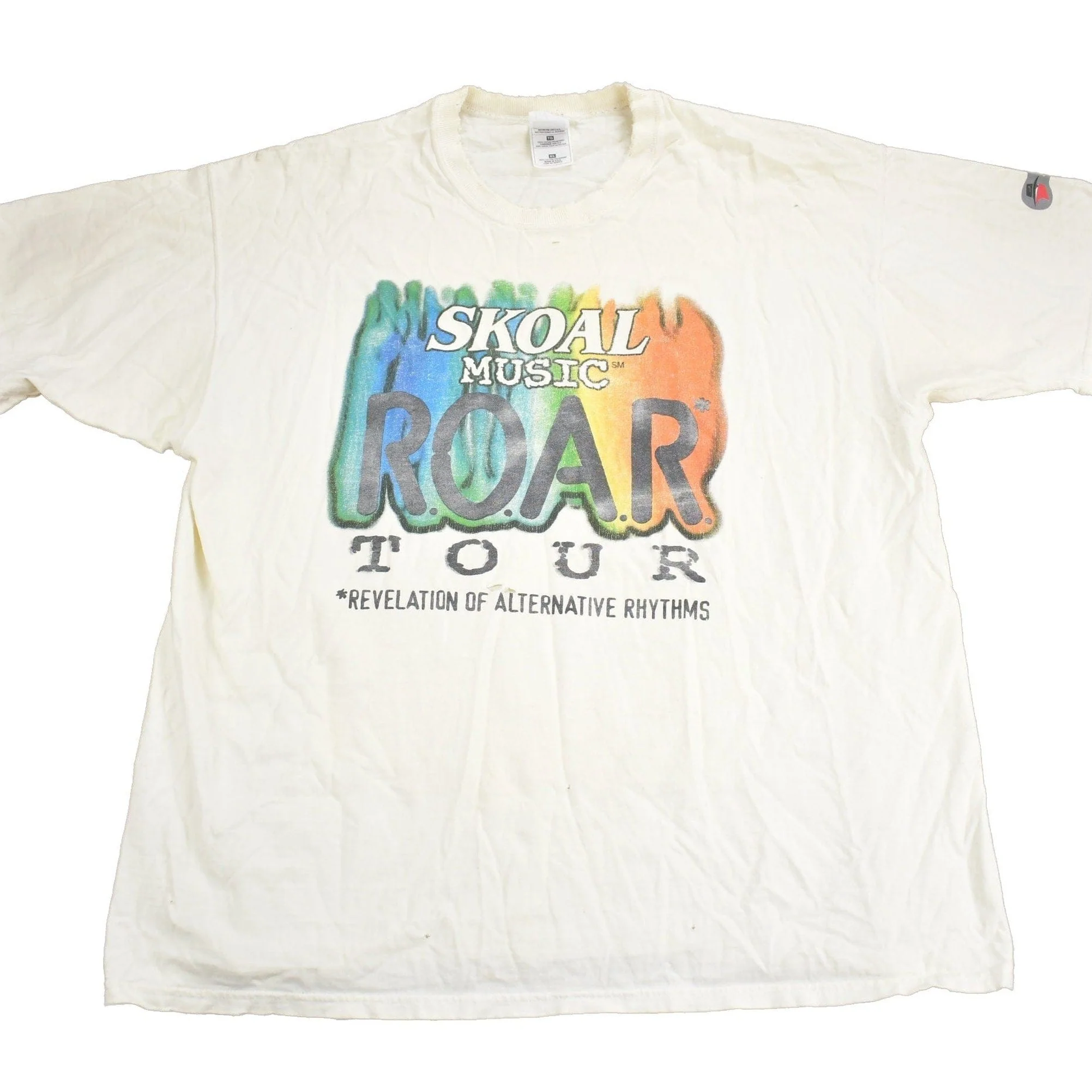 Vintage 1990s Skoal Music Roar Tour Graphic T Shirt Men's XL