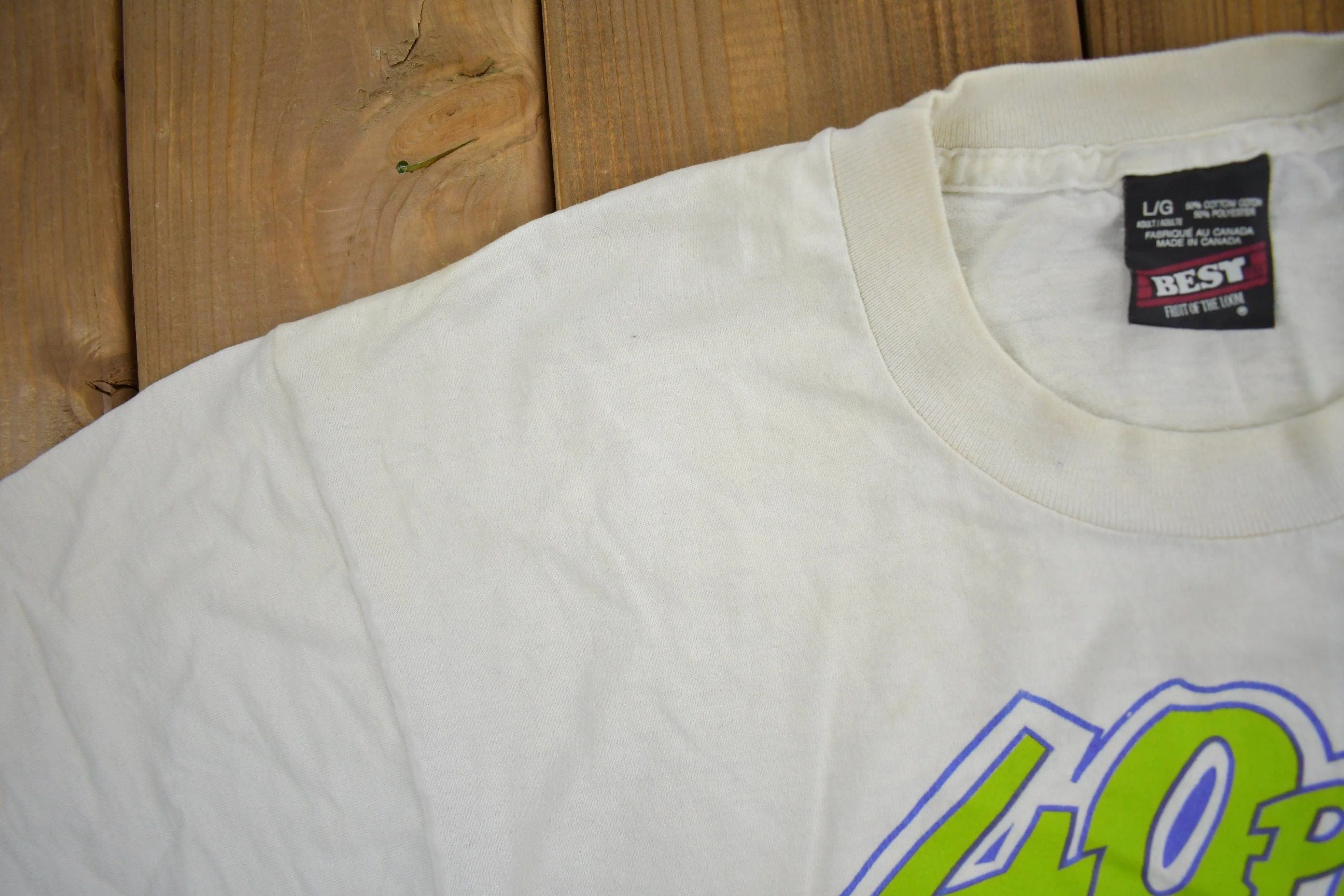 Vintage 1990s Slo Pitch National Championships Graphic T Shirt Men's Large - Image 5