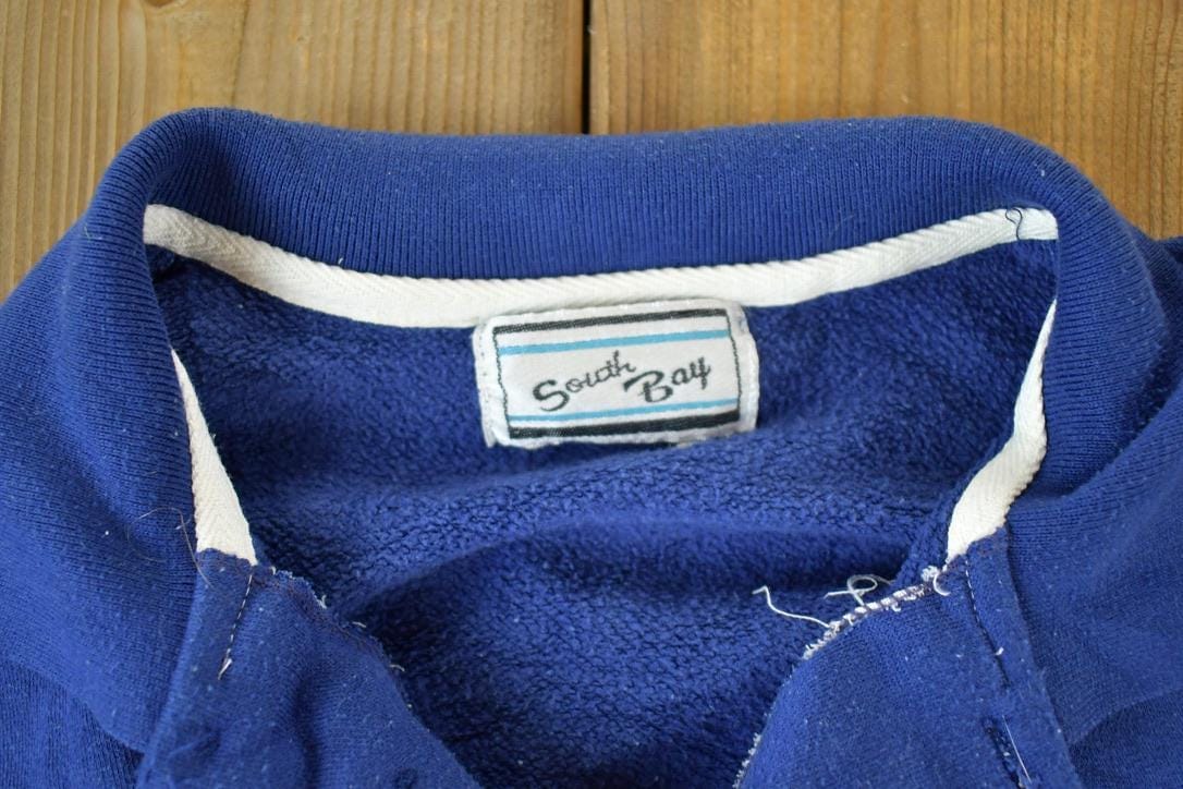 Vintage 1990s South Bay Souvenir Collared Crewneck Sweatshirt Women's M - Image 5