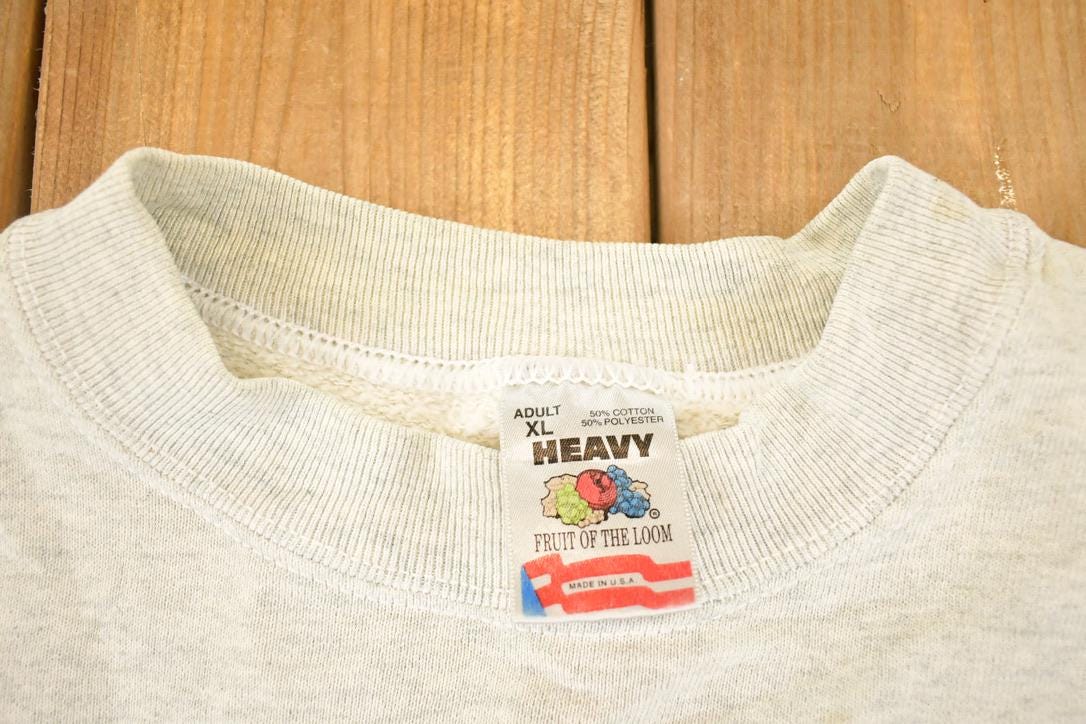 Vintage 1990s Souvenir Crewneck Sweatshirt Men's XL - Image 4