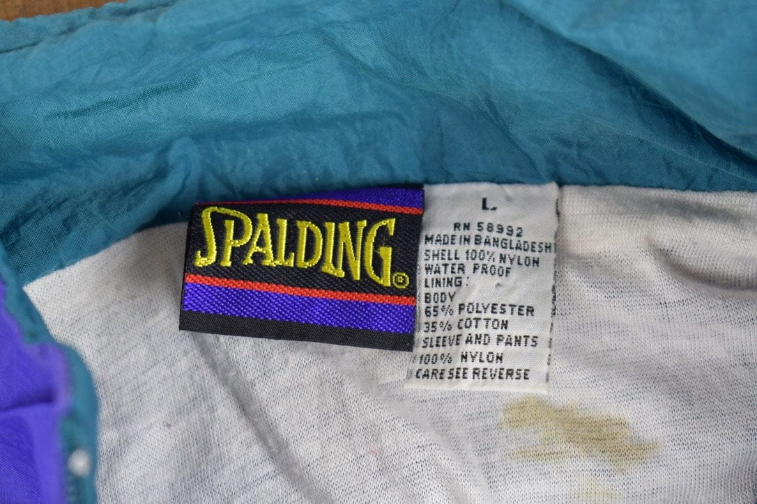 Vintage 1990s Spalding Full Zip Windbreaker Men's Large - Image 3