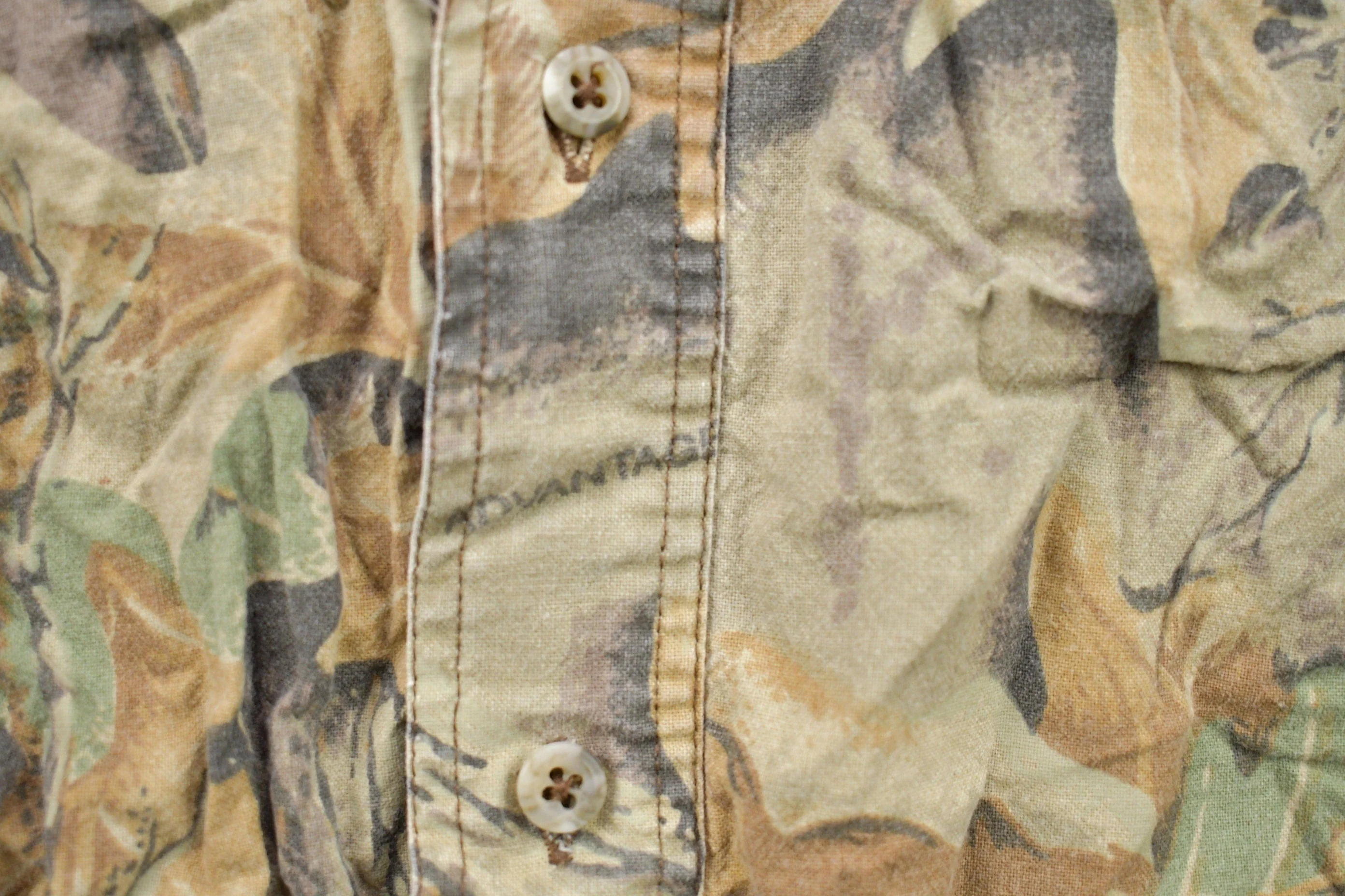 Vintage 1990s Spartan Hunting Camo Button Up Men's Medium - Image 6