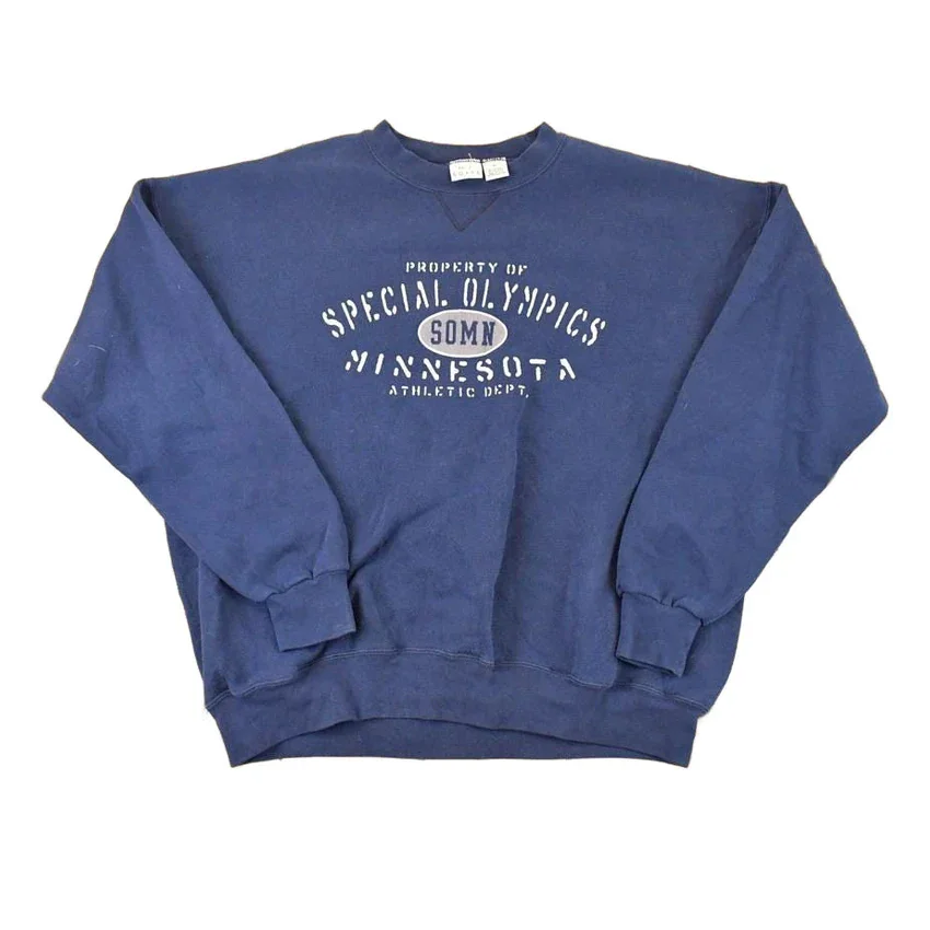 Vintage 1990s Special Olympics Minnesota Graphic Print Crewneck Sweatshirt Mens L