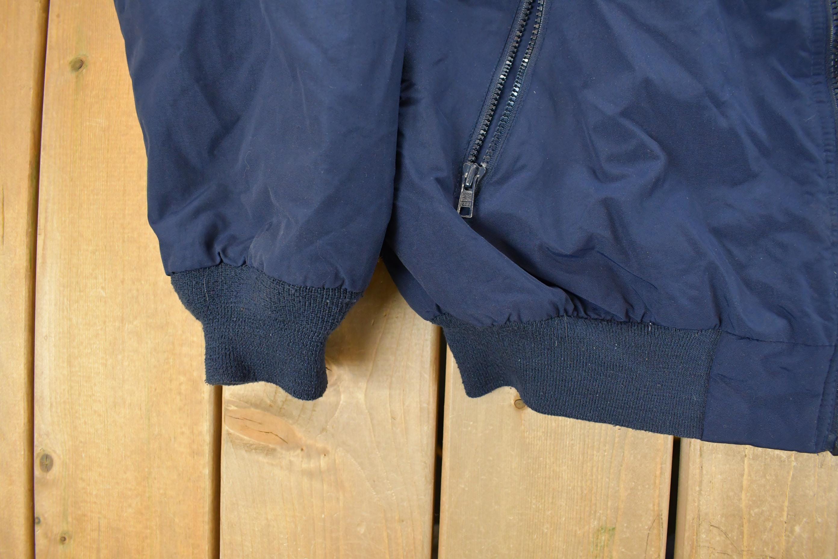 Vintage 1990s St. John's Bay Fleece Lined Jacket Men's Medium - Image 3