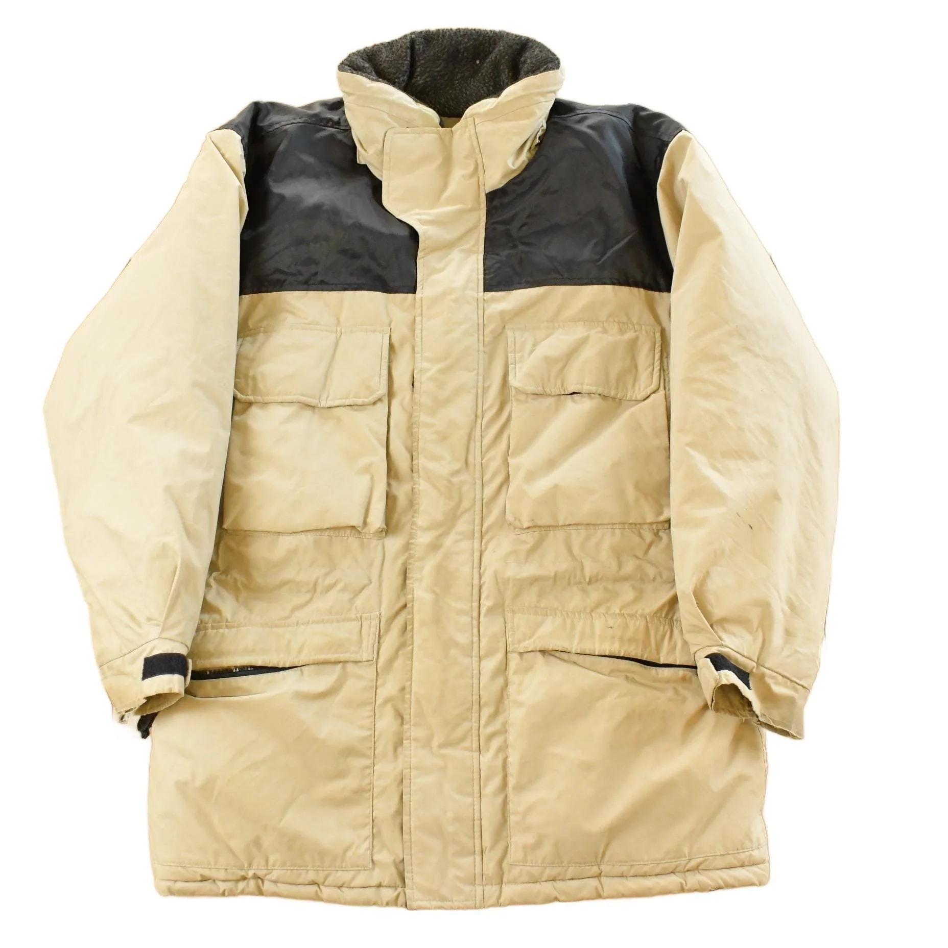 Vintage 1990s St. John's Bay Insulated Hooded Jacket Men's Medium