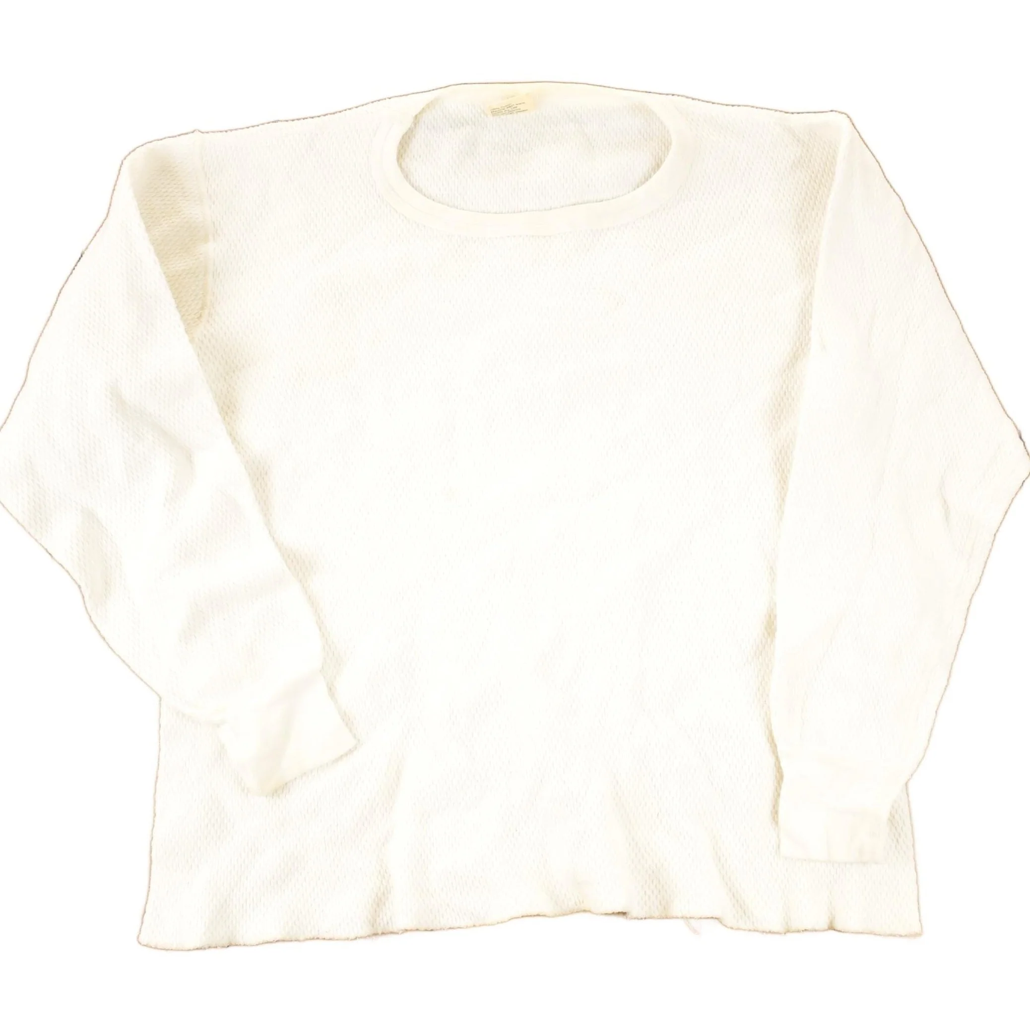Vintage 1990s St John's Bay Thermal Crewneck Sweatshirt Men's M