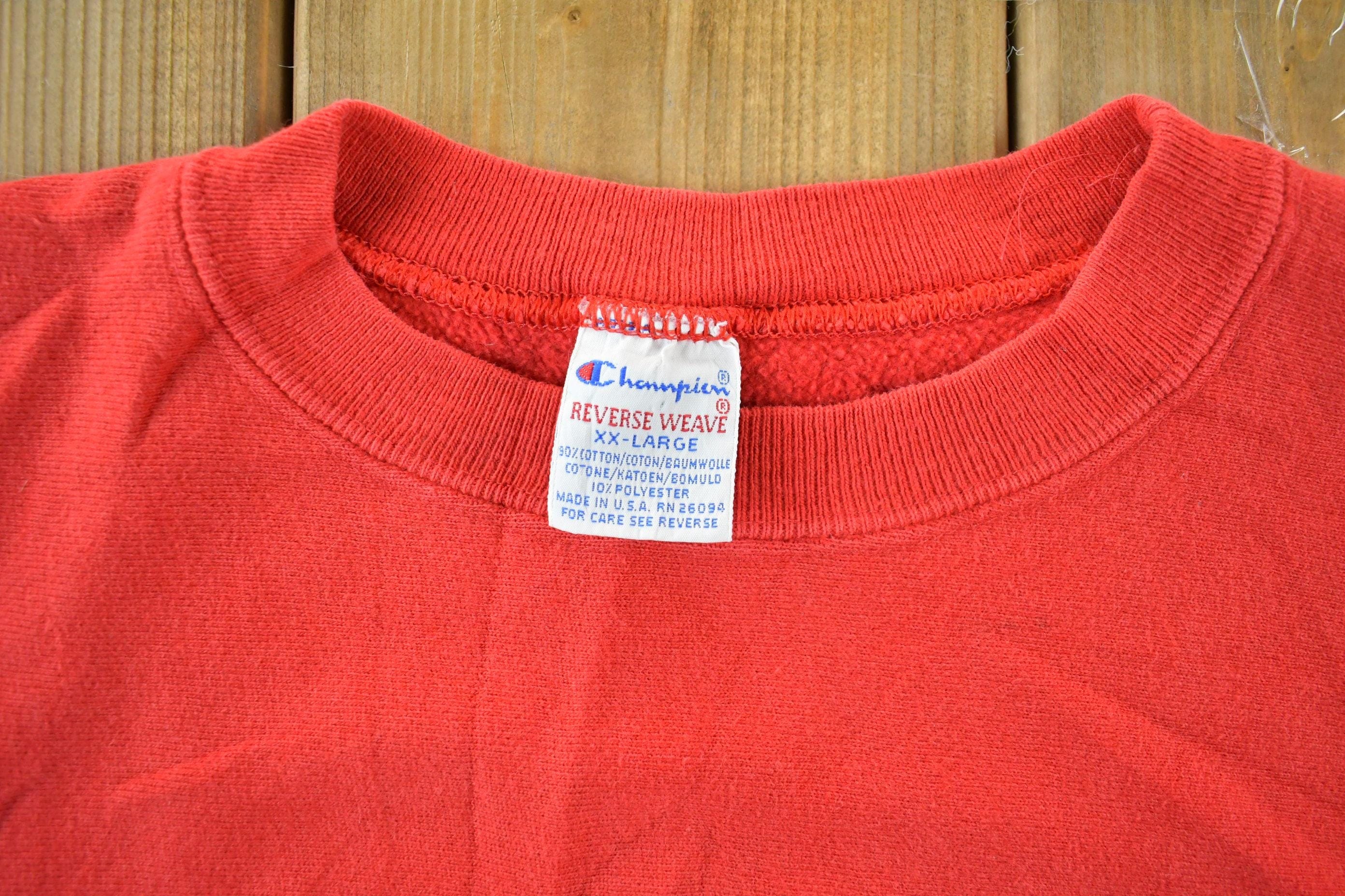 Vintage 1990s St. John's University Champion Reverse Weave Crewneck Sweatshirt Men's 2XL - Image 3
