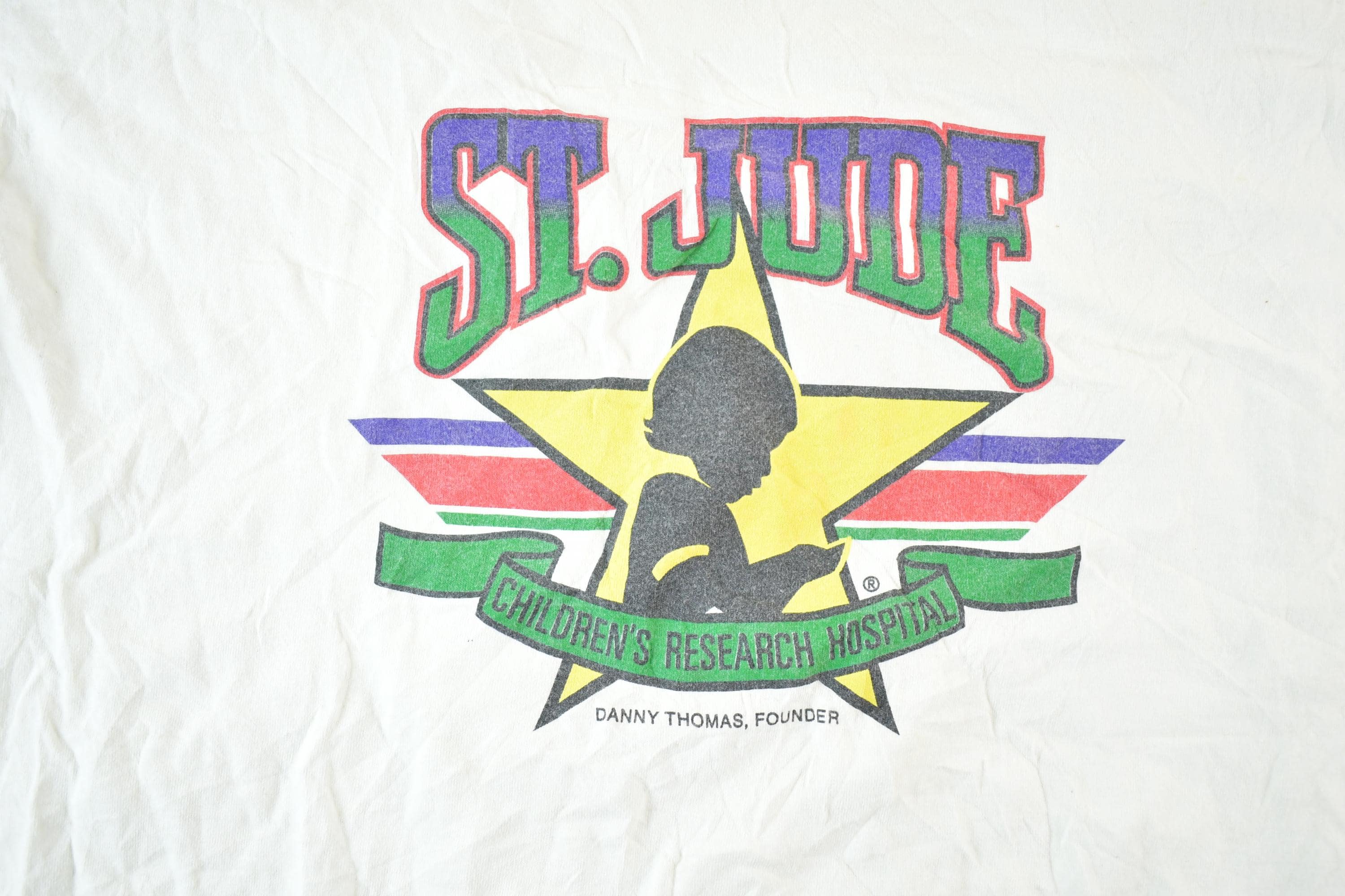 Vintage 1990s St Jude Children's Research Hospital Souvenir T-Shirt Mens L - Image 3