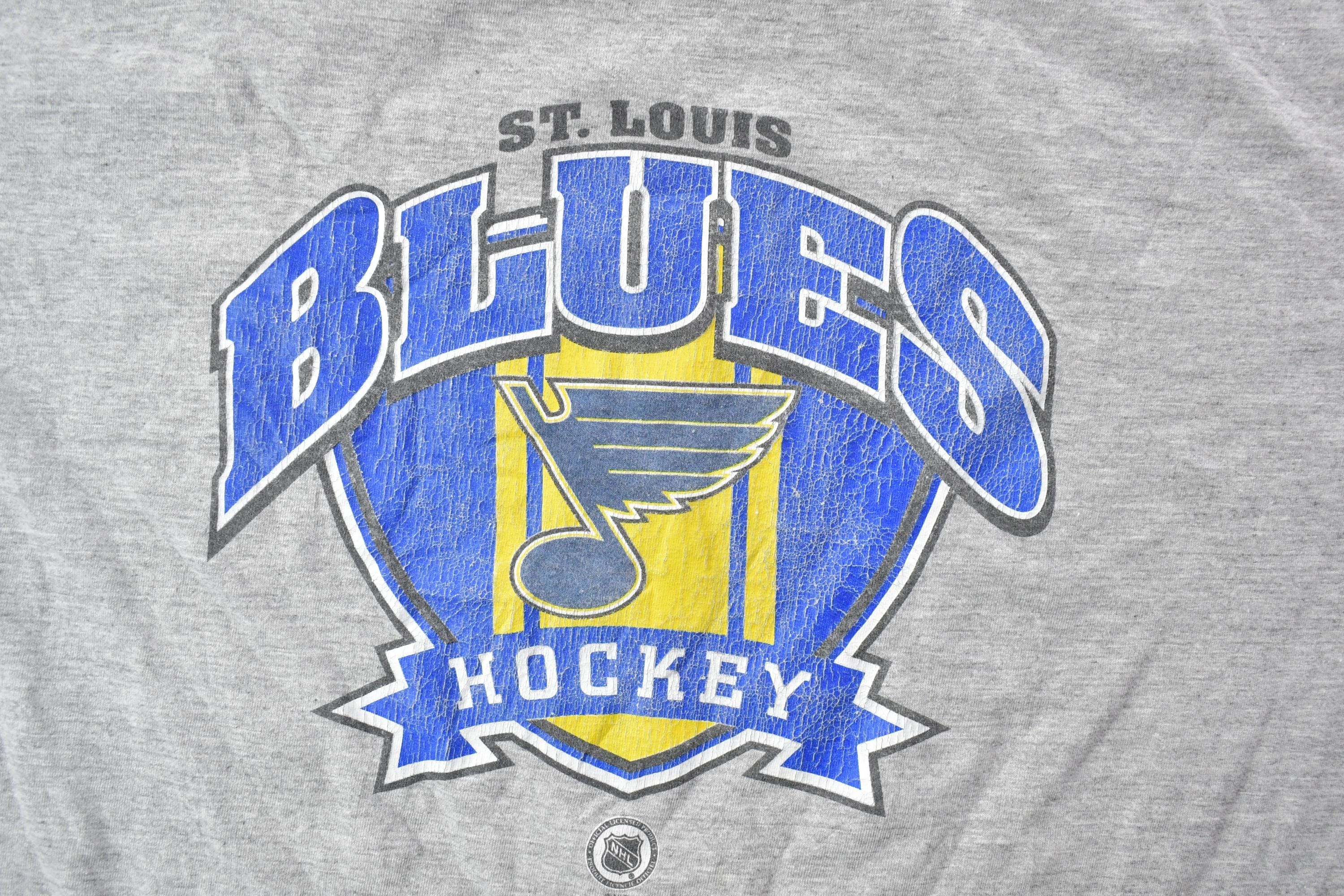 Vintage 1990s St Louis Blues NHL Graphic T-Shirt Men's 2XL - Image 4