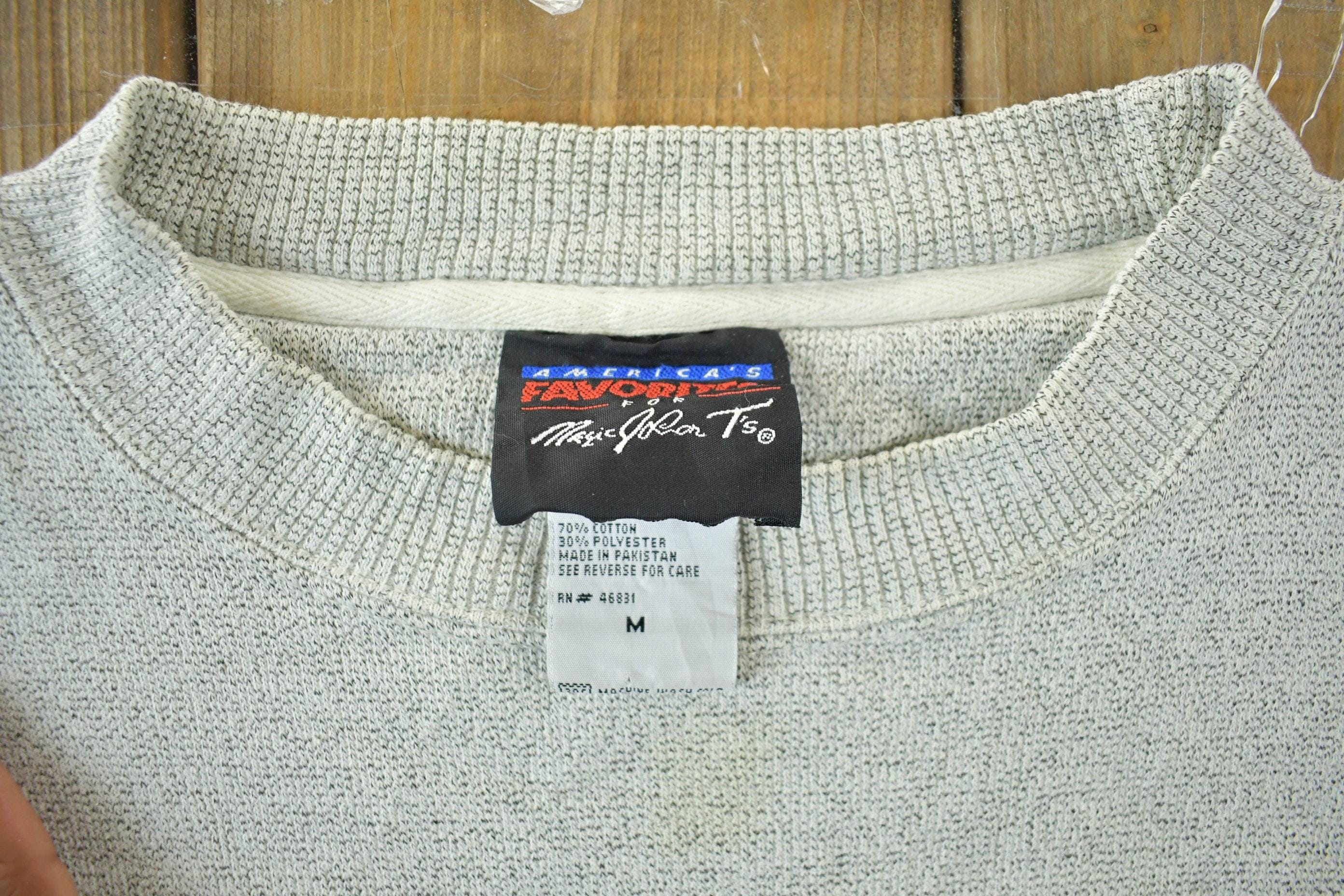 Vintage 1990s St Louis Blues NHL Hockey Crewneck Sweatshirt Men's Small - Image 4