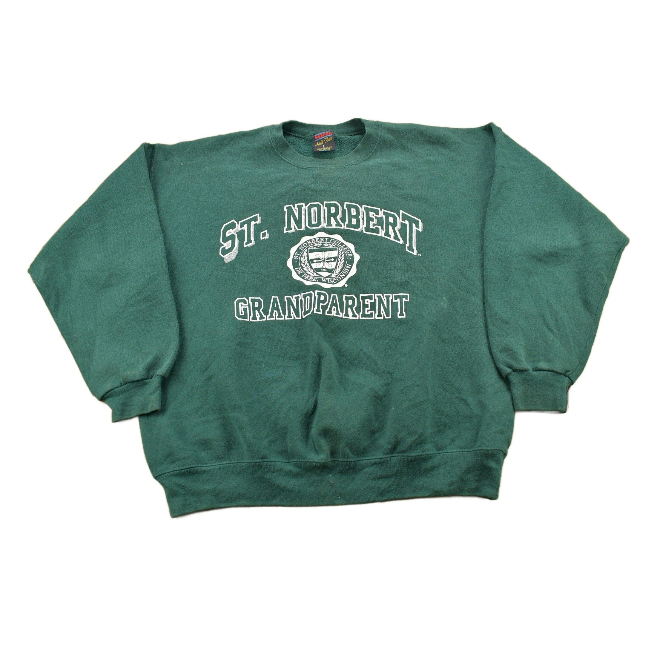 Vintage 1990s St Norbert College Grandparent Collegiate Crewneck Men's Large