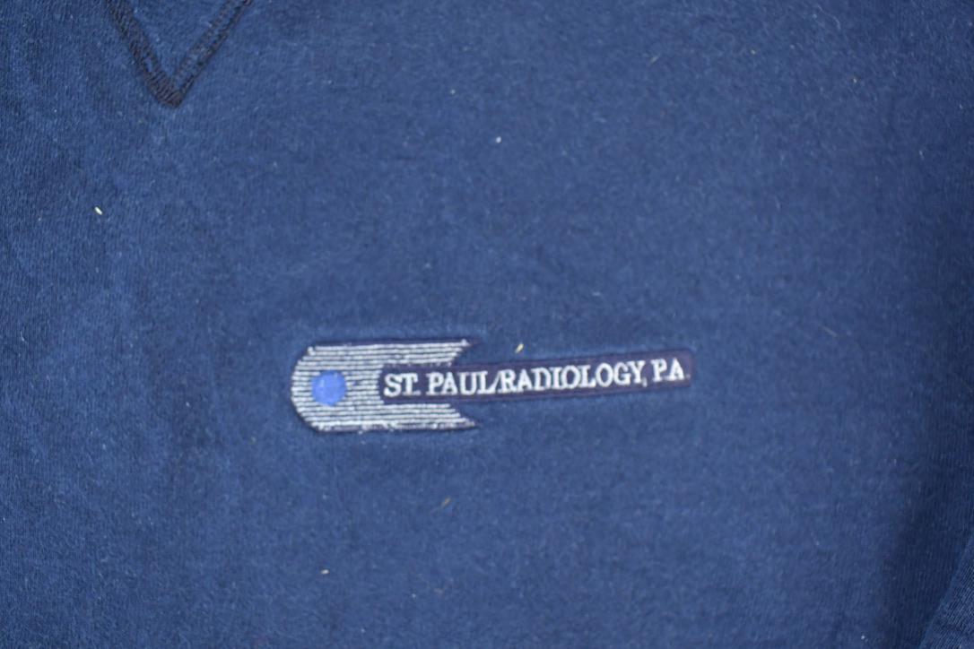 Vintage 1990s St Paul Radiology Soffe Crewneck Sweatshirt Men's Medium - Image 4