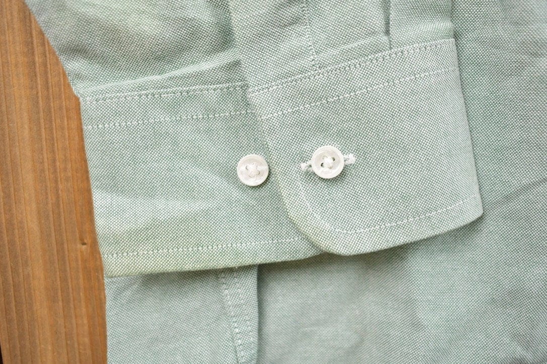 Vintage 1990s Stafford Wrinkle Free Blank Button Up Shirt Men's 2XL - Image 4