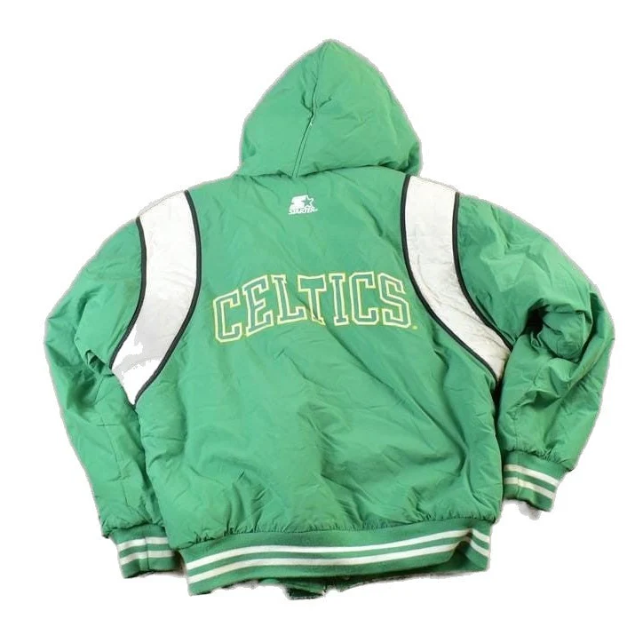 Vintage 1990s Starter Boston Celtics Full Zip NBA Basketball Jacket