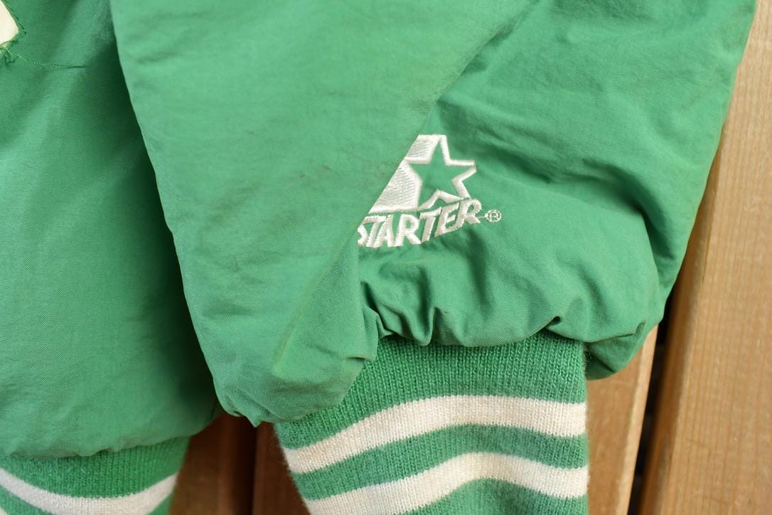Vintage 1990s Starter Boston Celtics Full Zip NBA Basketball Jacket - Image 5