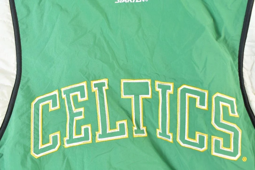 Vintage 1990s Starter Boston Celtics Full Zip NBA Basketball Jacket - Image 6