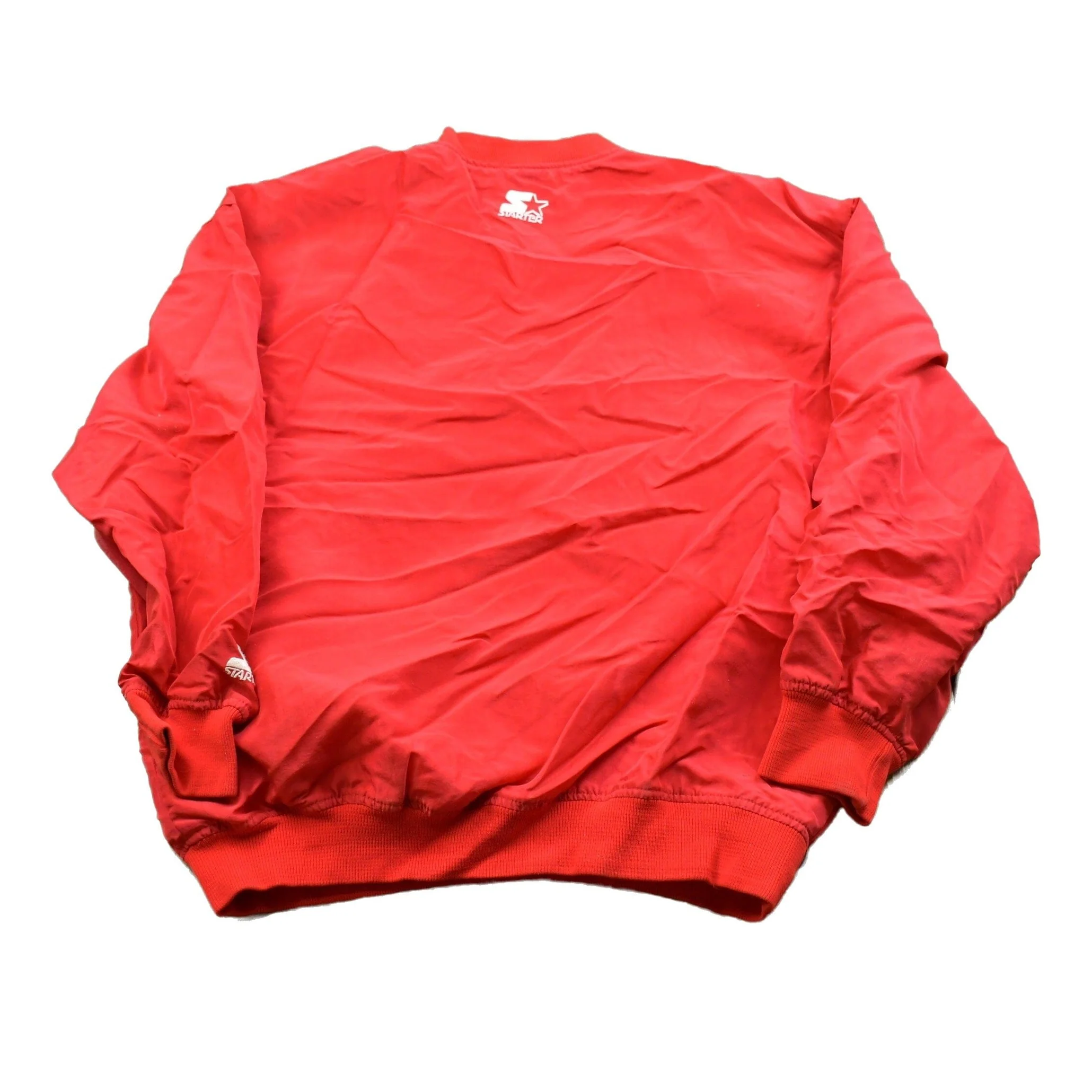 Vintage 1990s Starter Crewneck Windbreaker Men's 2XL - Image 2