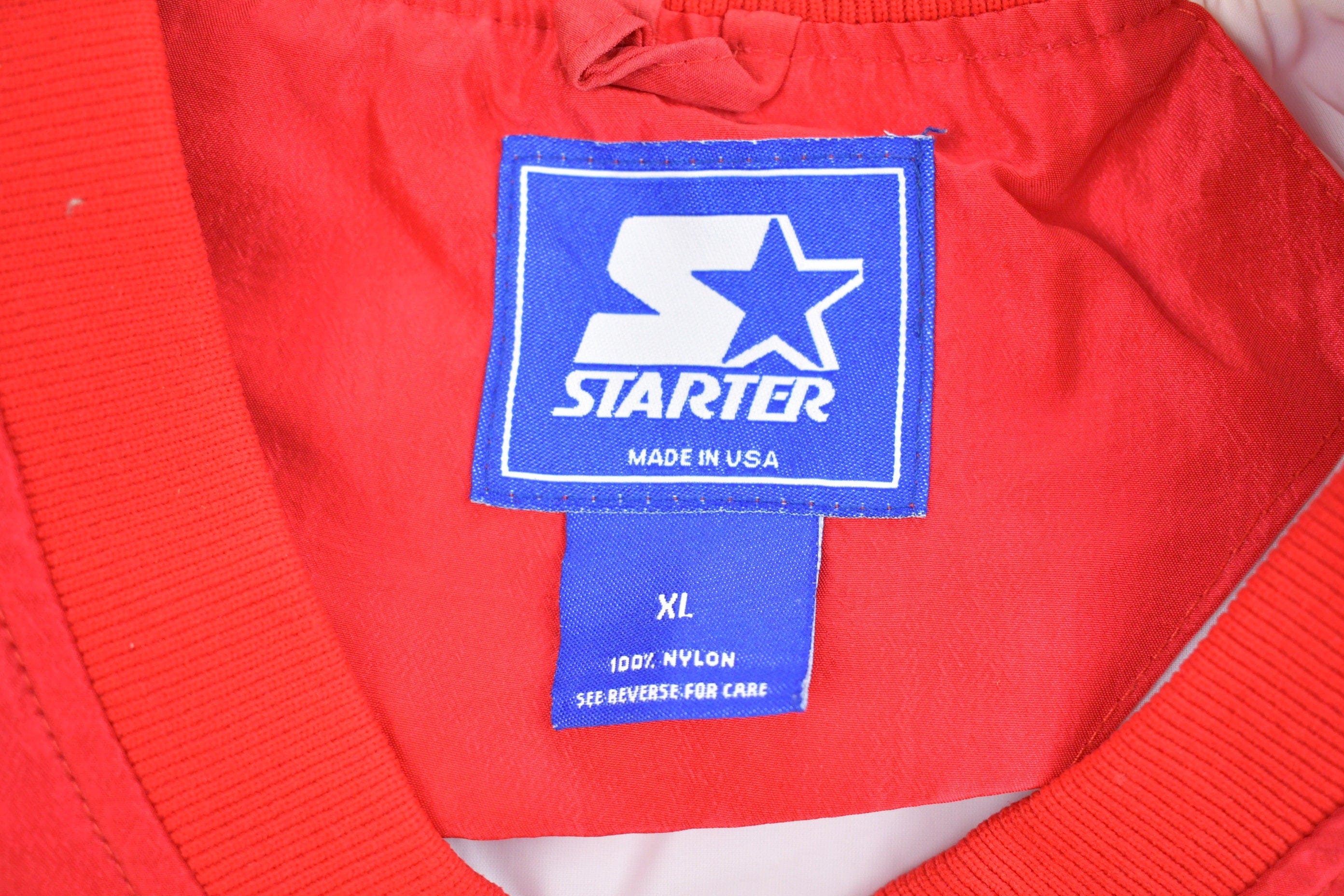 Vintage 1990s Starter Crewneck Windbreaker Men's 2XL - Image 3