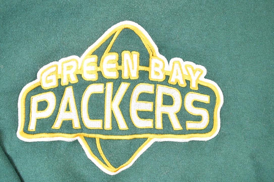 Vintage 1990s Starter Green bay Packers Embroidered NFL Crewneck Sweatshirt Youth M - Image 3