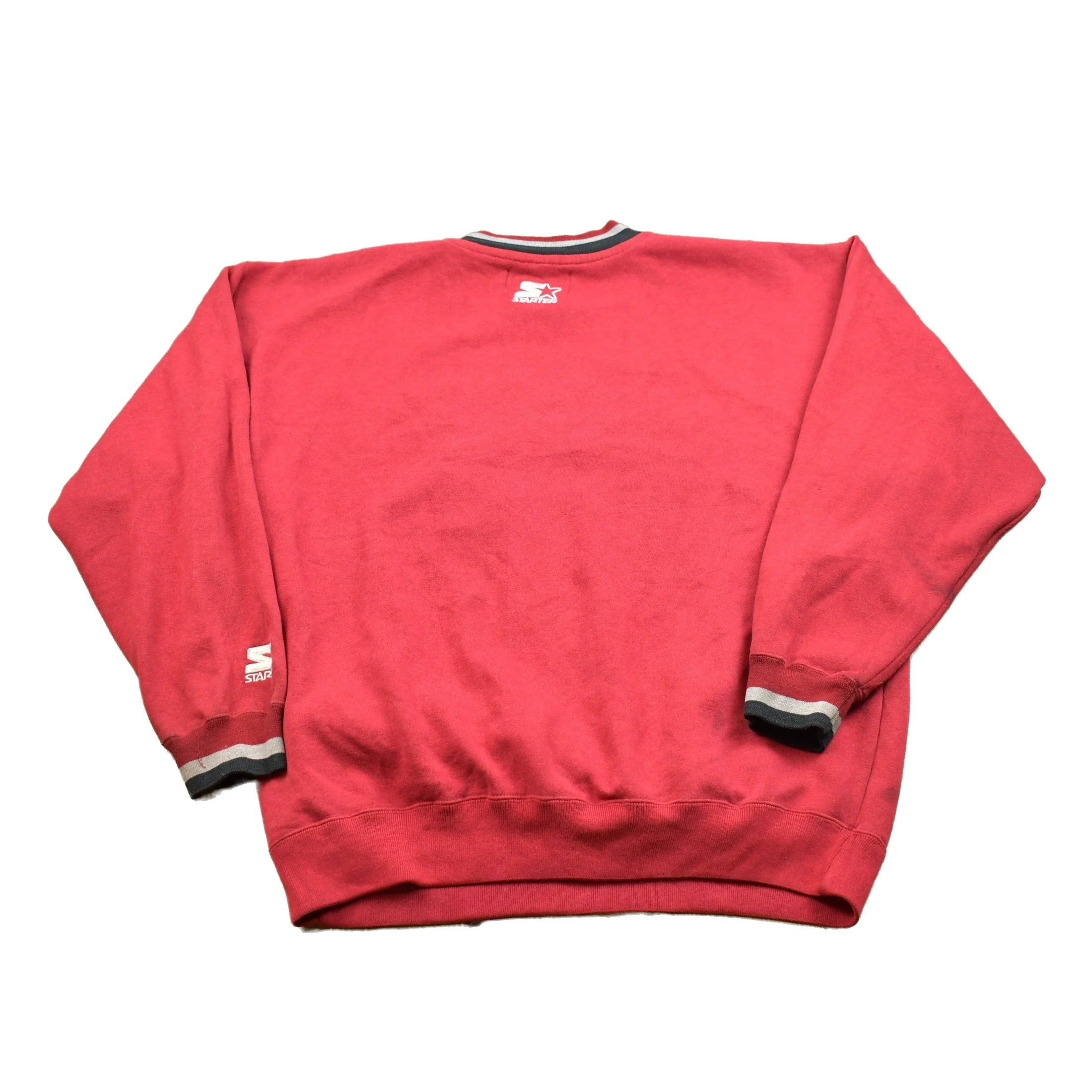 Vintage 1990s Starter San Francisco 49ers Crewneck Sweatshirt Men's XL - Image 2