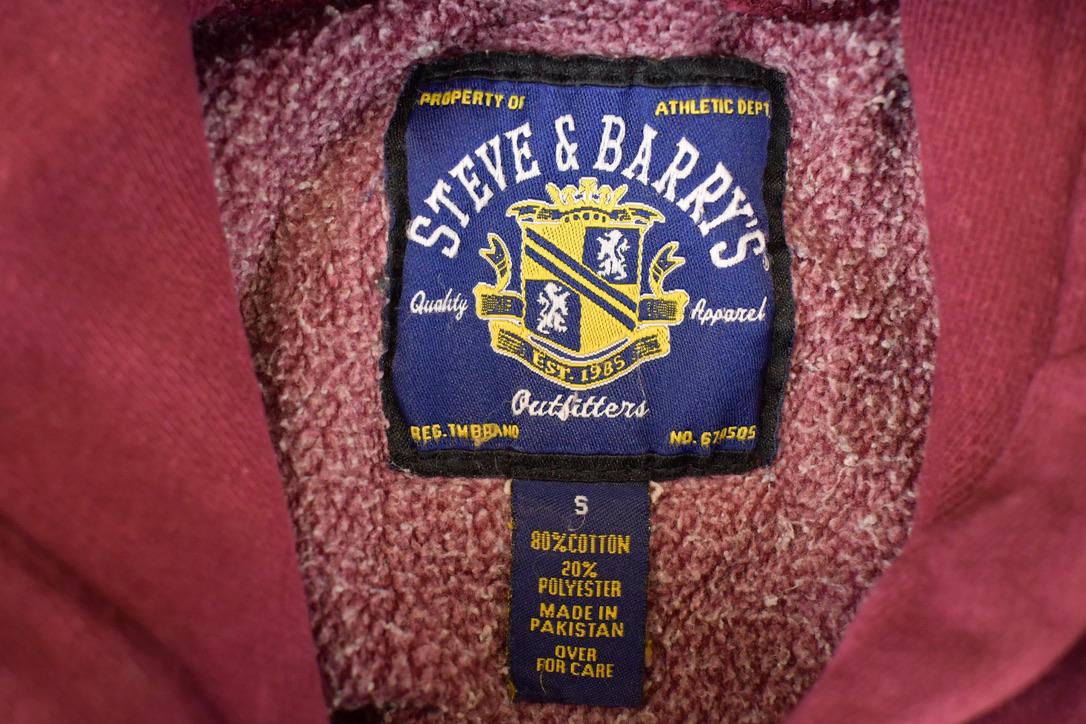 Vintage 1990s Steve And Barry's Minnesota Cross Grain Embroidered University Hoodie Sweater Mens S - Image 5