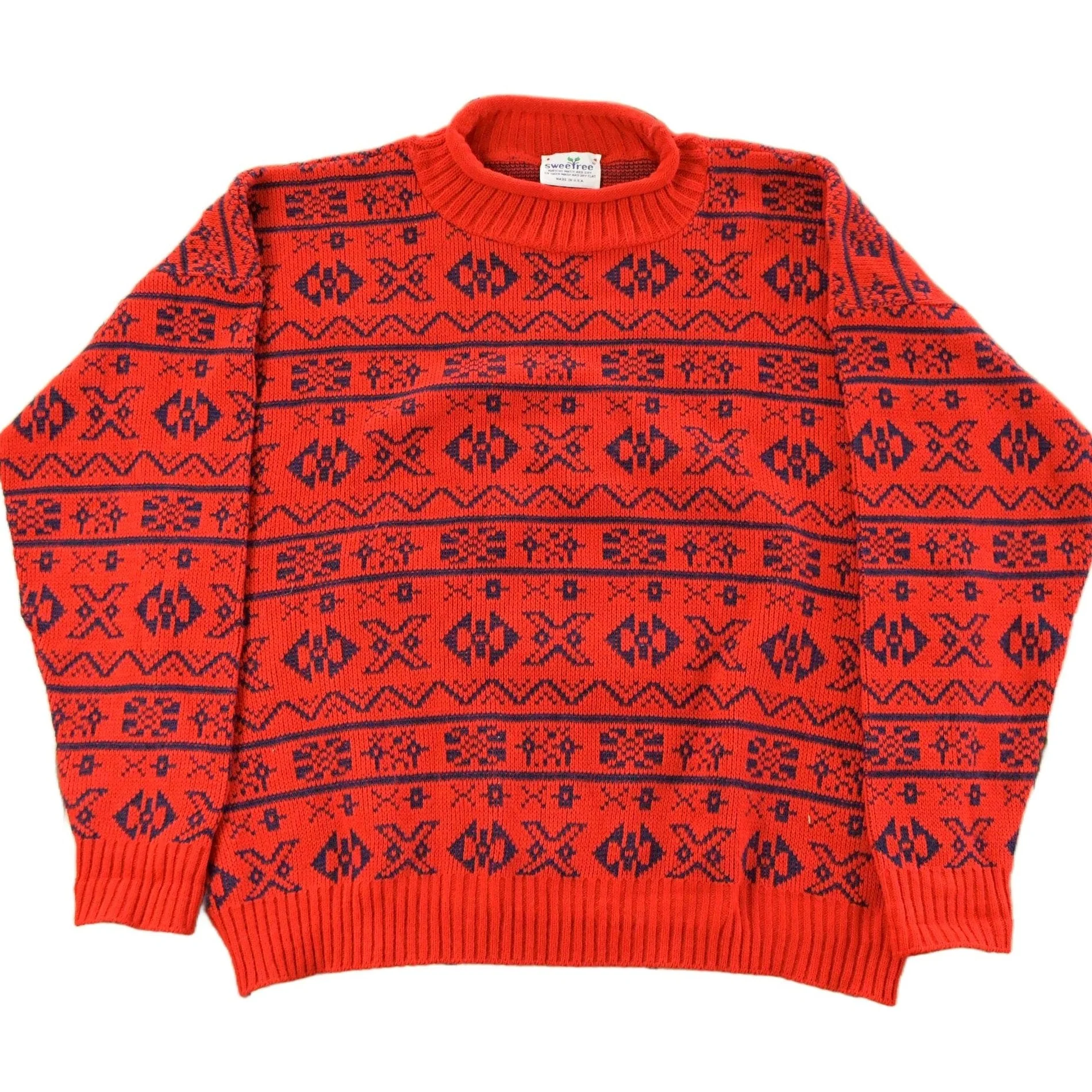 Vintage 1990s Sweetree Made In USA Knit Sweater Men's Large