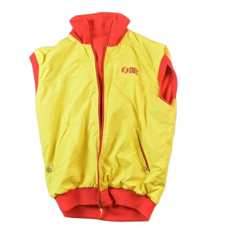Vintage 1990s Swix Windbreaker Reversible Jacket Vest Men's Large