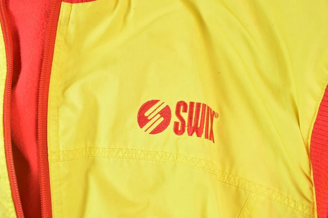 Vintage 1990s Swix Windbreaker Reversible Jacket Vest Men's Large - Image 5