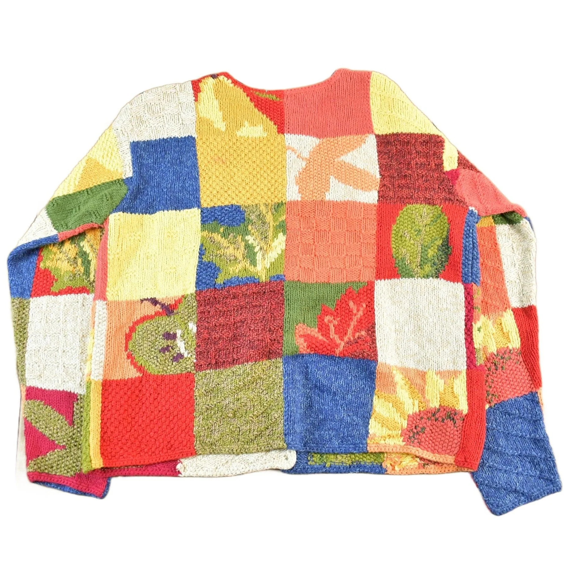 Vintage 1990s Talbot's Floral Knit Cardigan Sweater Women's S - Image 2