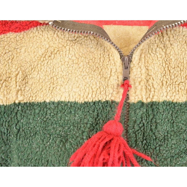 Vintage 1990s Tasha Polizzi Cheetah Cuff Fleece Outdoorsman Sweater Women's S - Image 3
